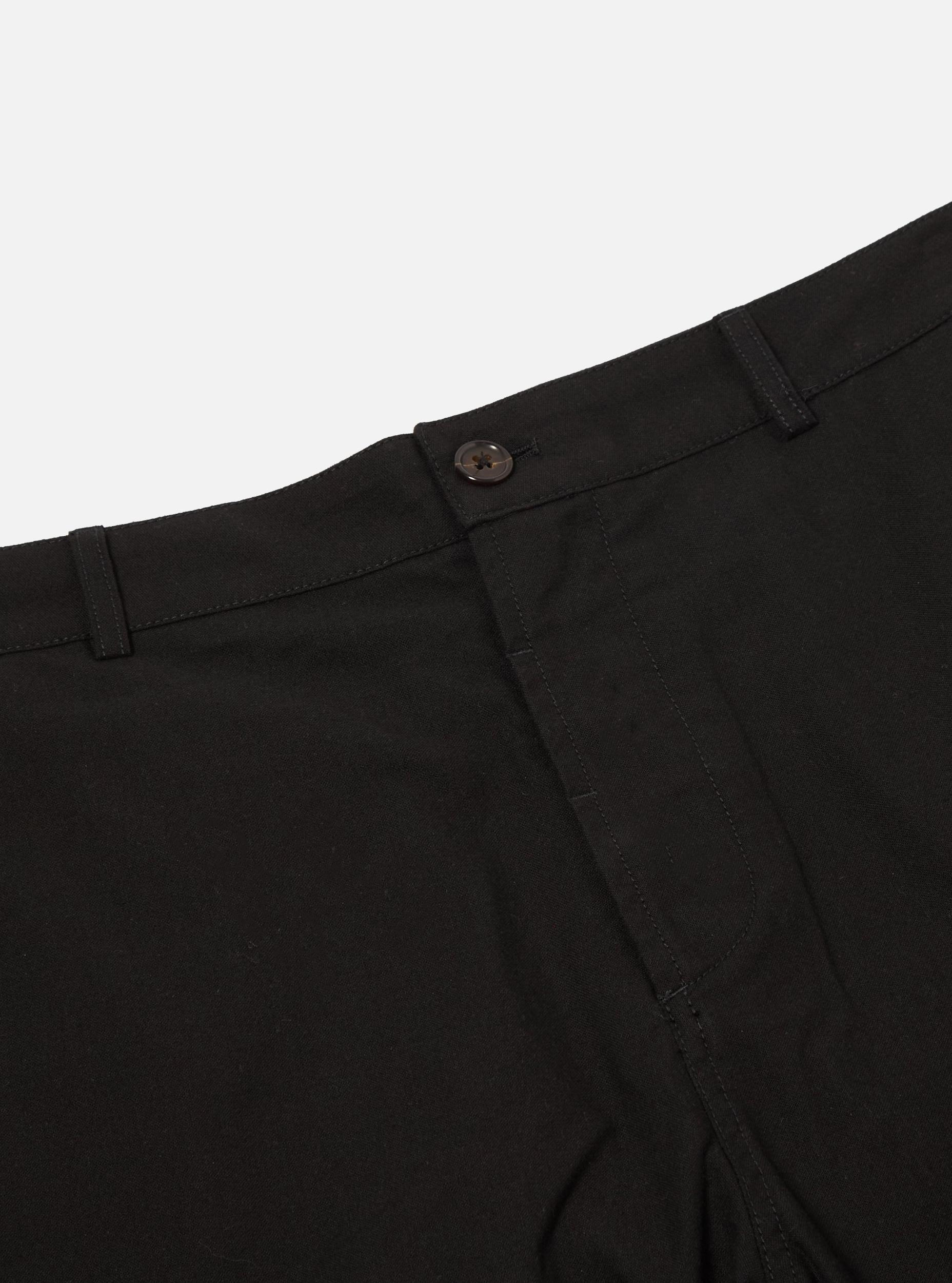 Black Valencia Cotton Military Chino Product Image