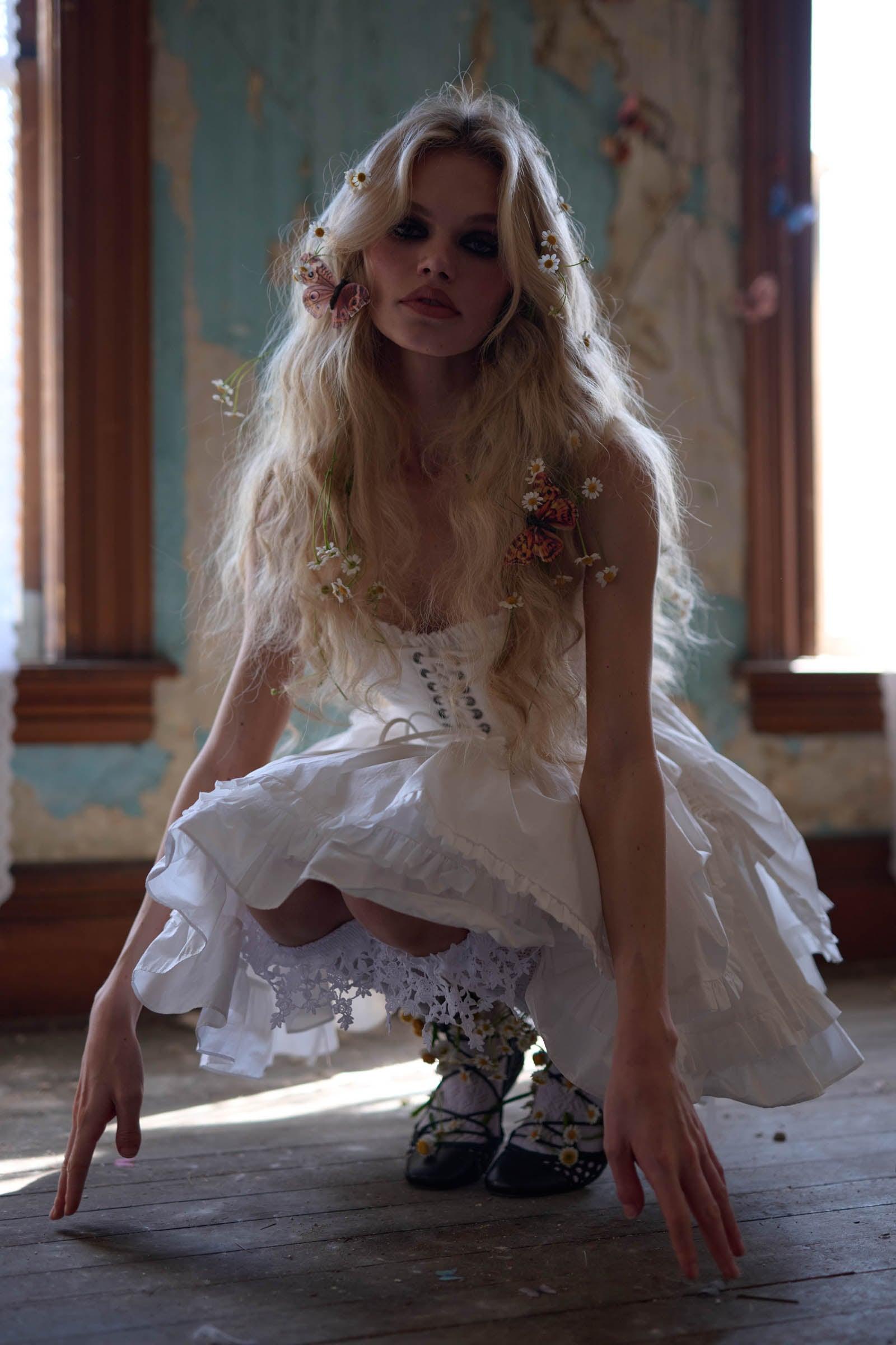 The Ivory Little Lamb Dress Product Image