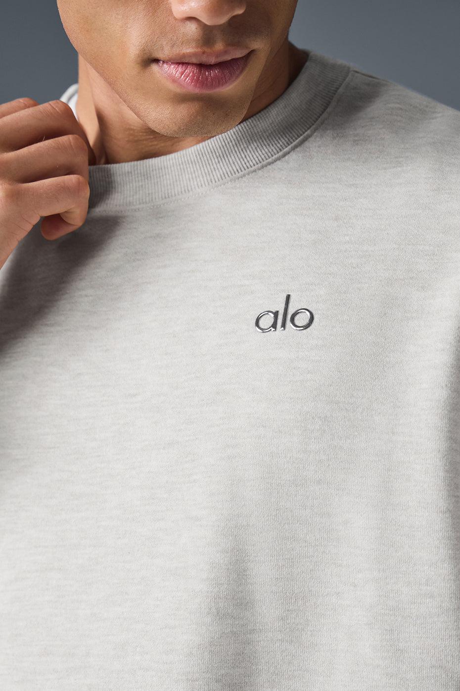 Accolade Crew Neck Pullover - White Heather Product Image