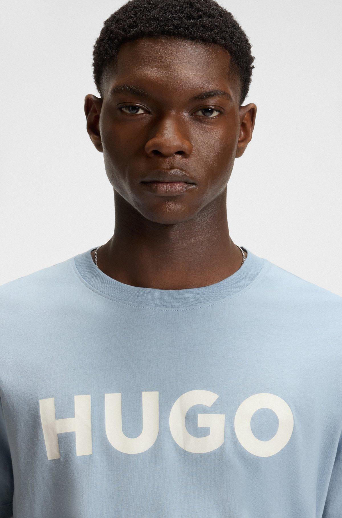 Regular-fit T-shirt in cotton jersey with logo artwork Product Image