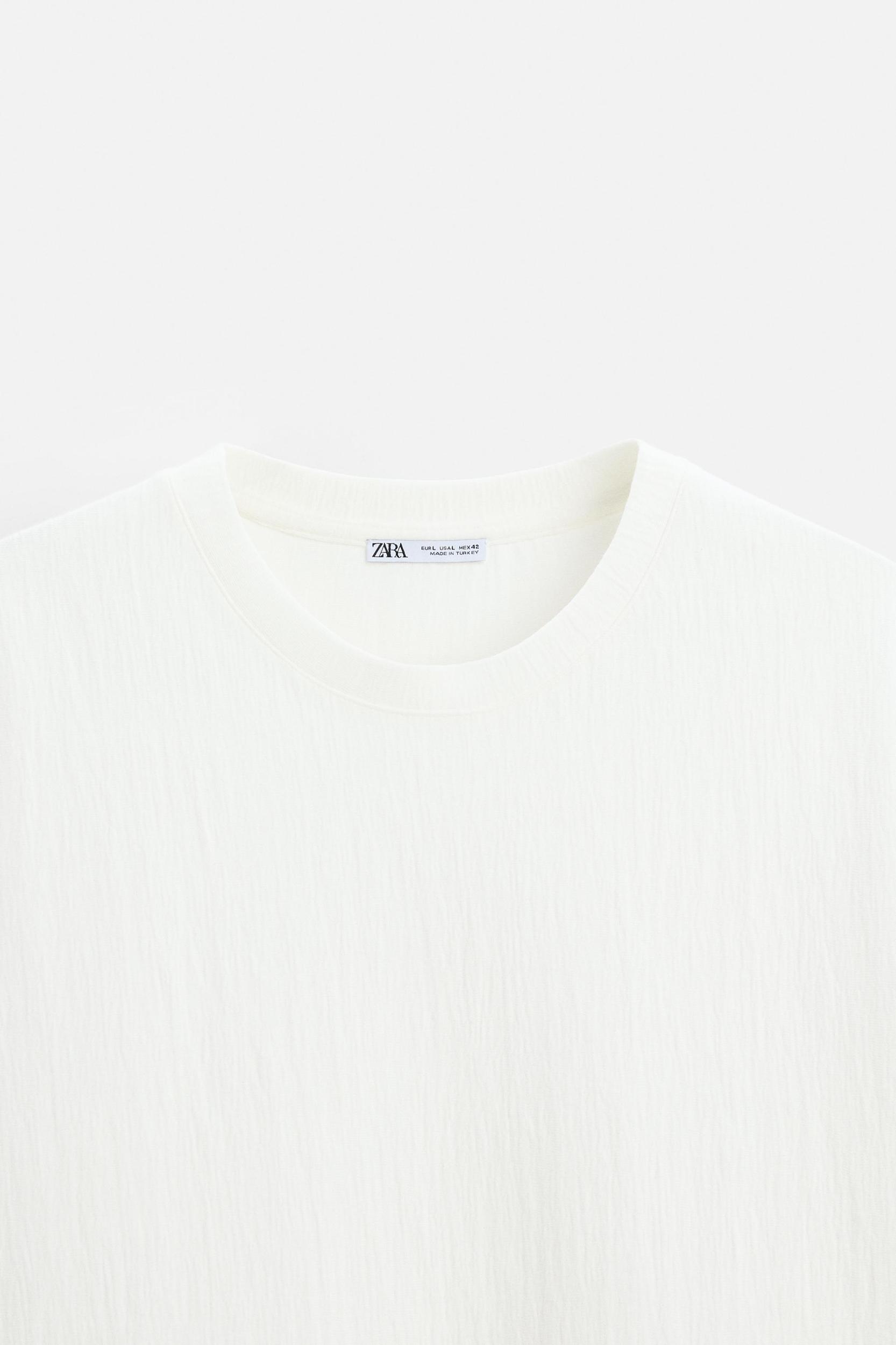 RELAXED FIT STRUCTURED T-SHIRT Product Image