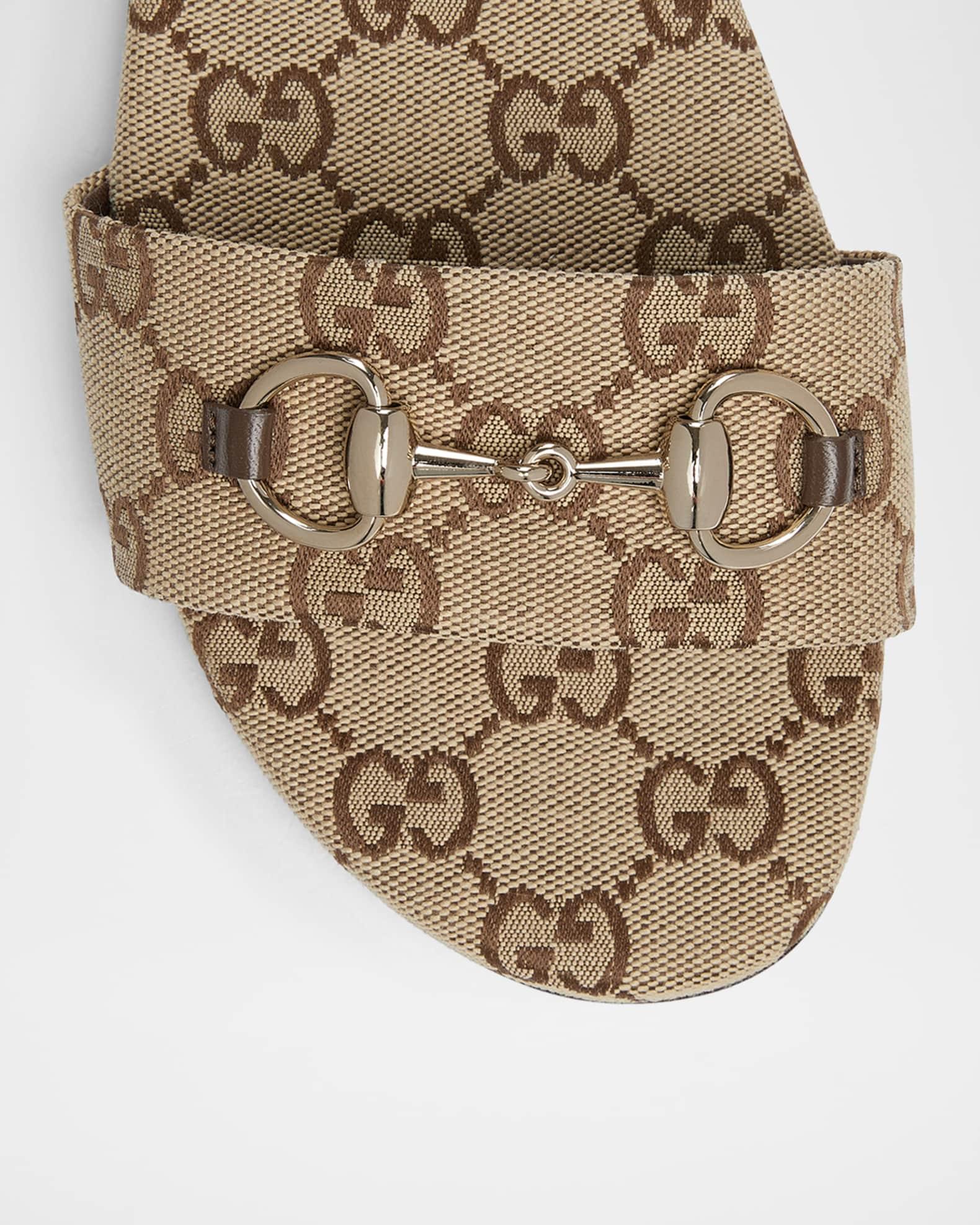 GG Canvas Siaga Slide Sandals Product Image