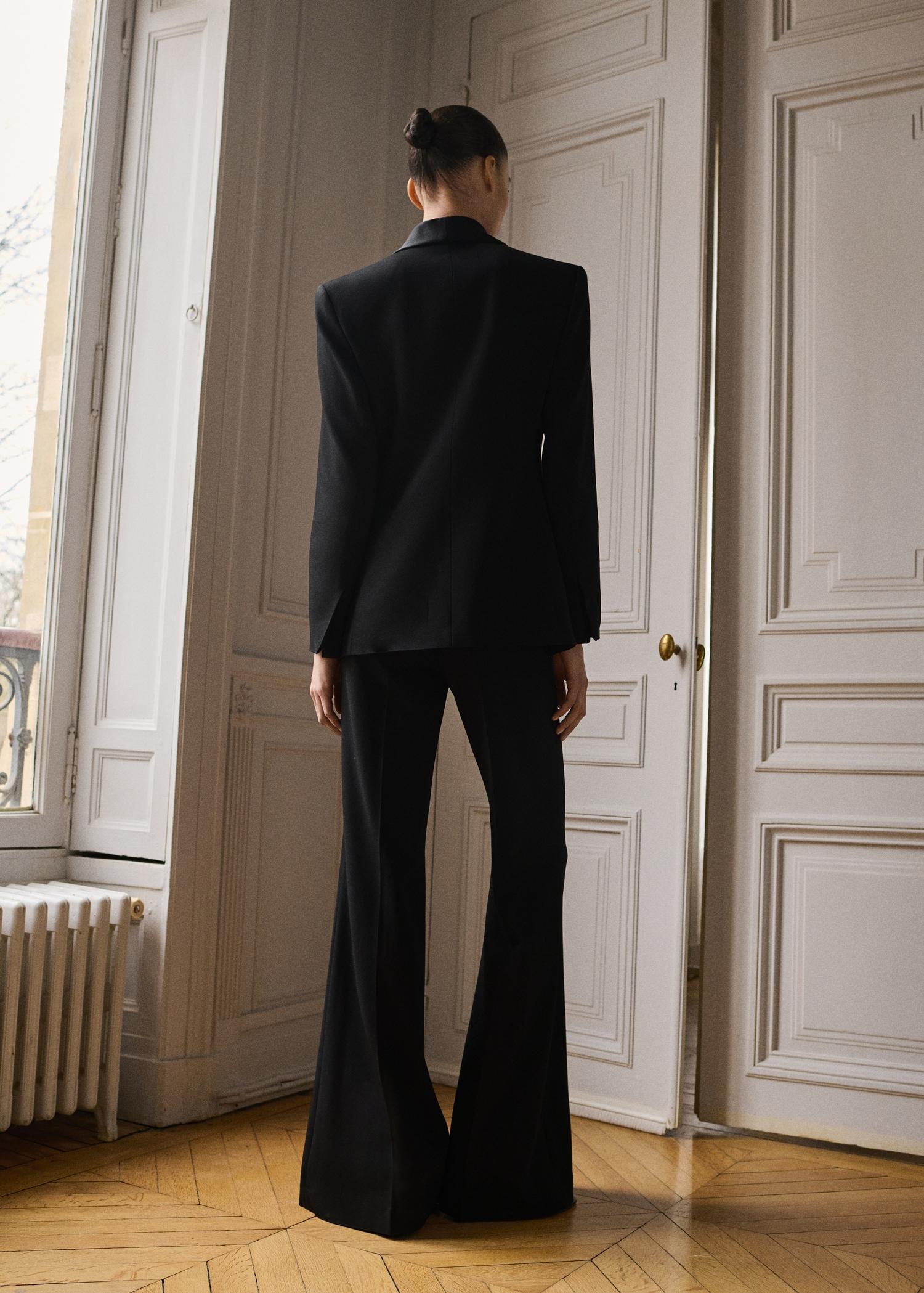 High-waist flared pants - Women | MANGO USA Product Image