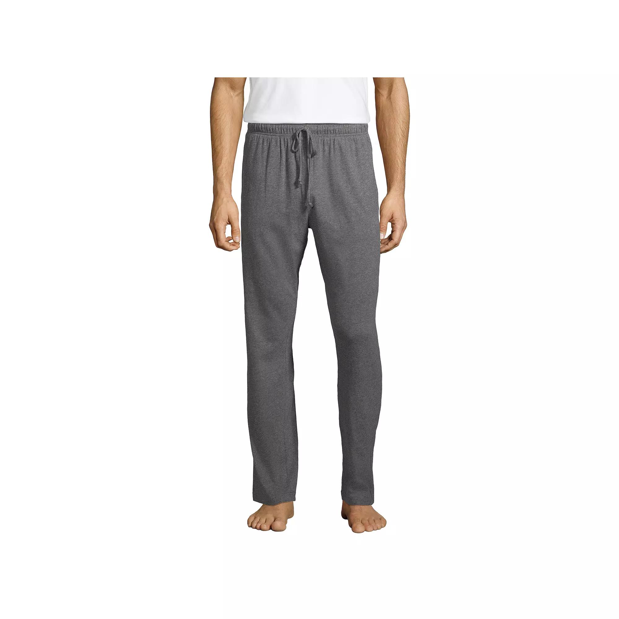 Big & Tall Lands' End Knit Jersey Sleep Pants, Men's,  Product Image