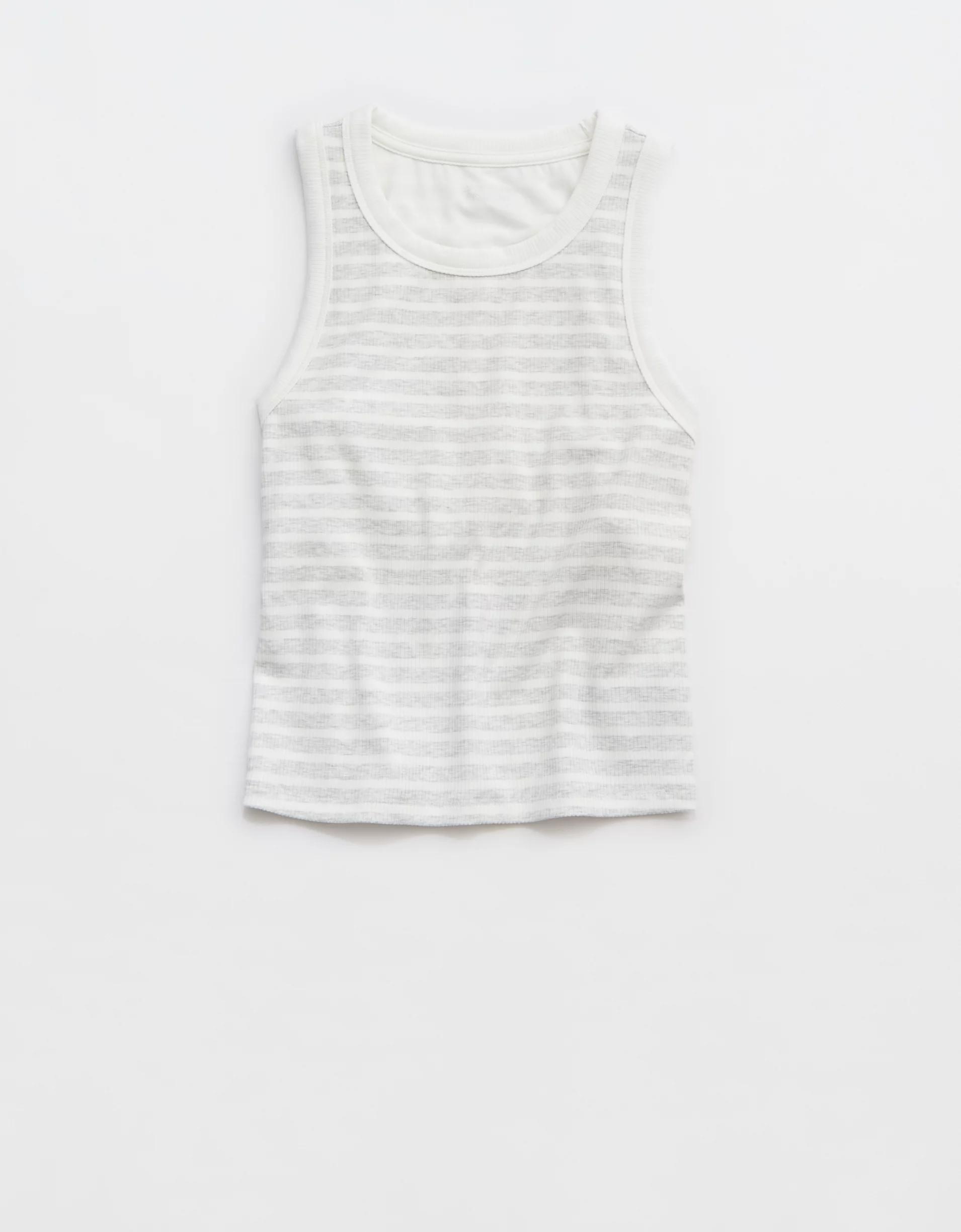 OFFLINE By Aerie Thumbs Up Heavyweight Cropped Tank Top Product Image