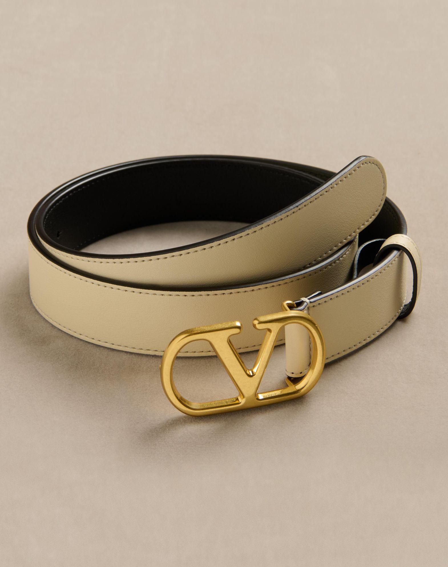 Vlogo Signature Belt In Shiny Calfskin 30 Mm Product Image