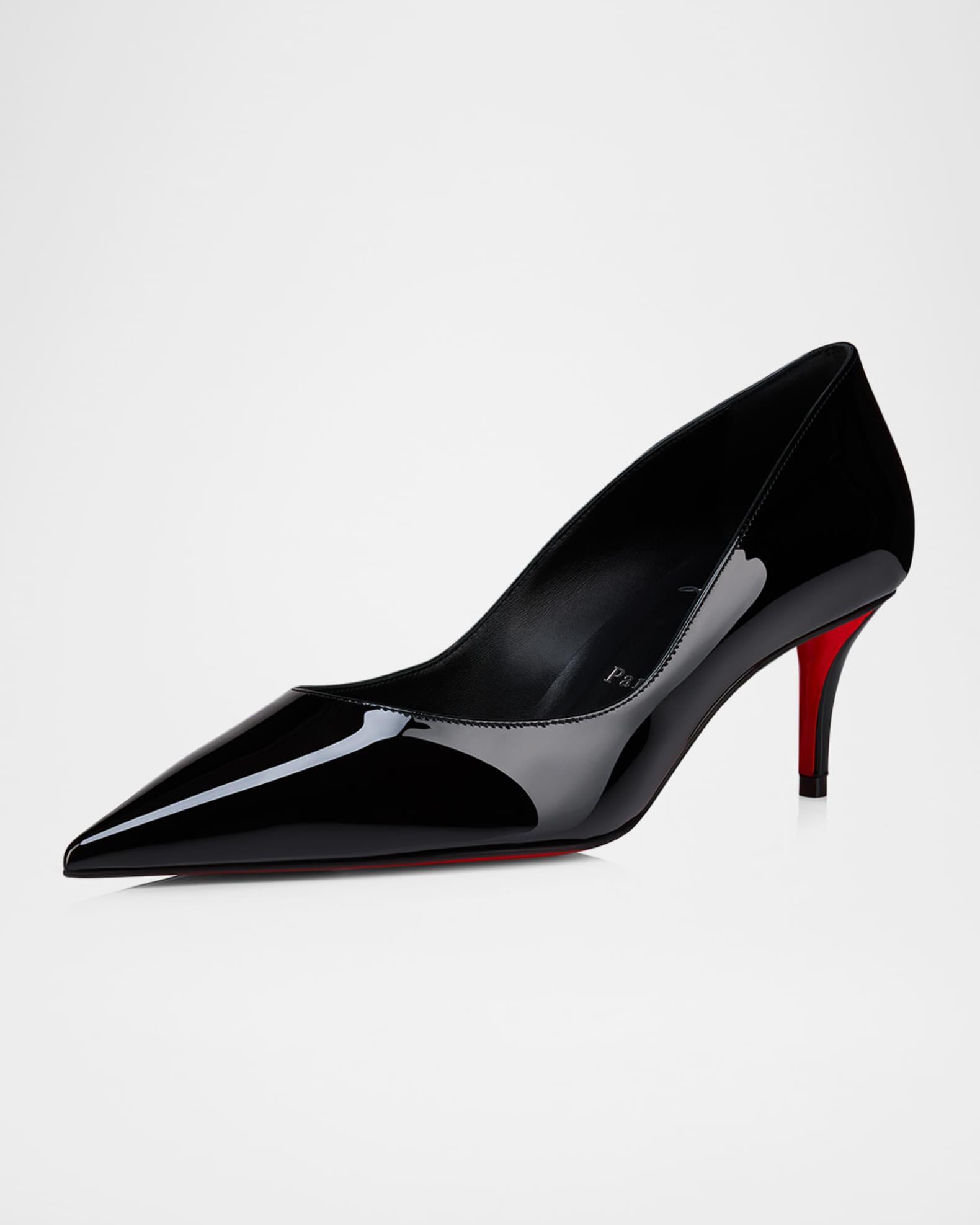 Miss Z Patent Red Sole Pumps Product Image