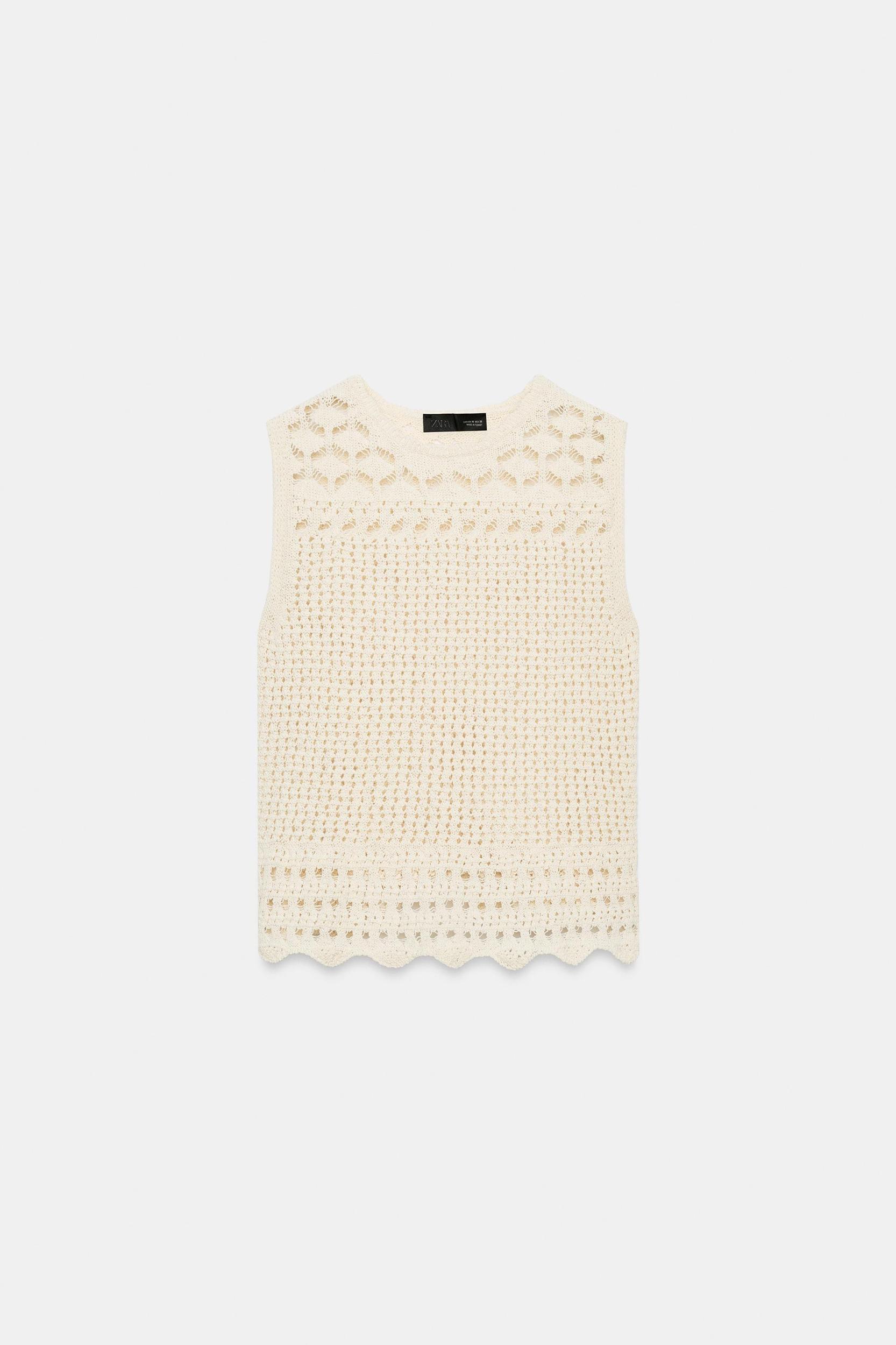 POINTELLE KNIT TOP Product Image