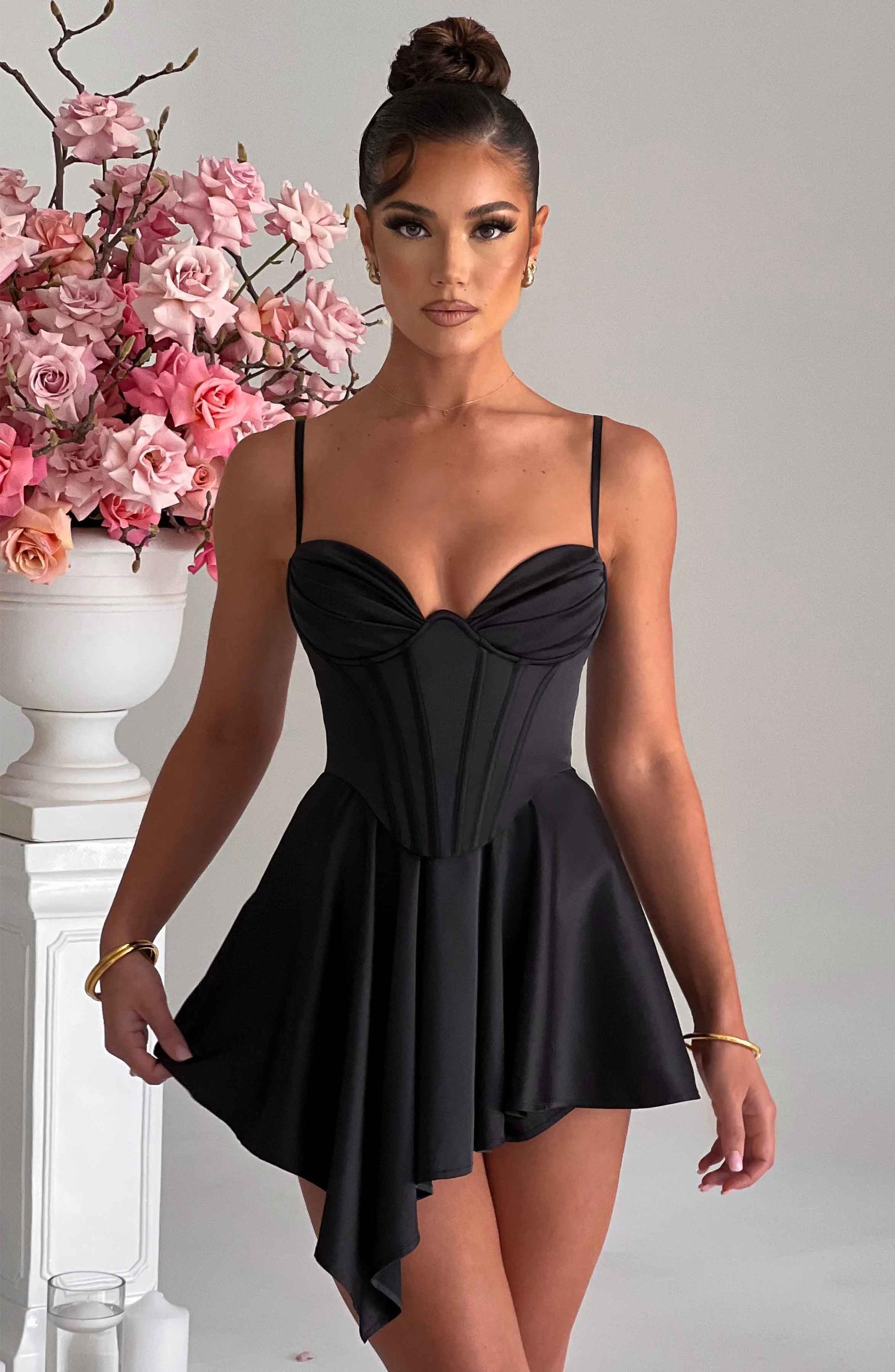 Saffron Playsuit - Black Product Image