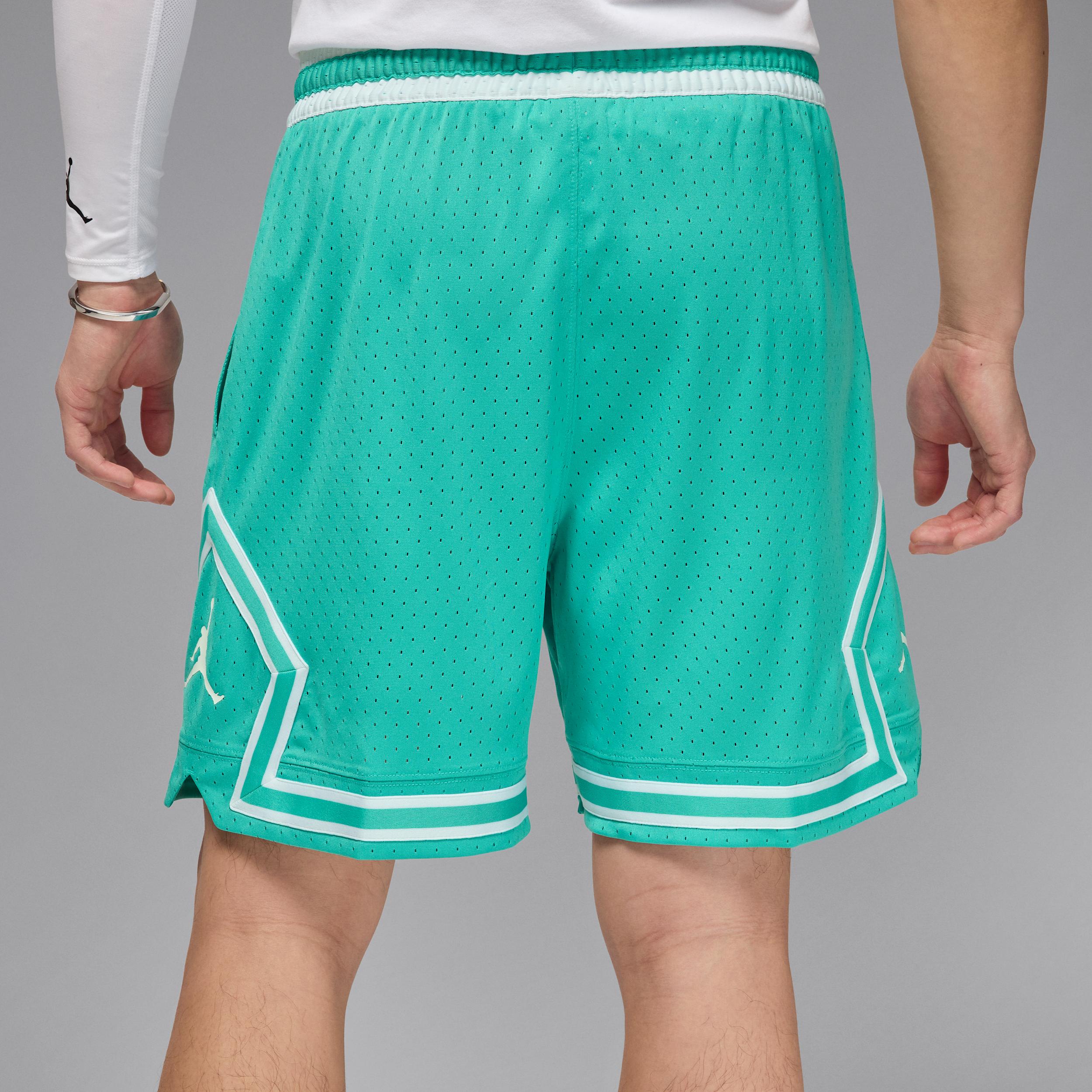 Mens Jordan Sport Dri-FIT Mesh Diamond Shorts | HF9910-392 Product Image