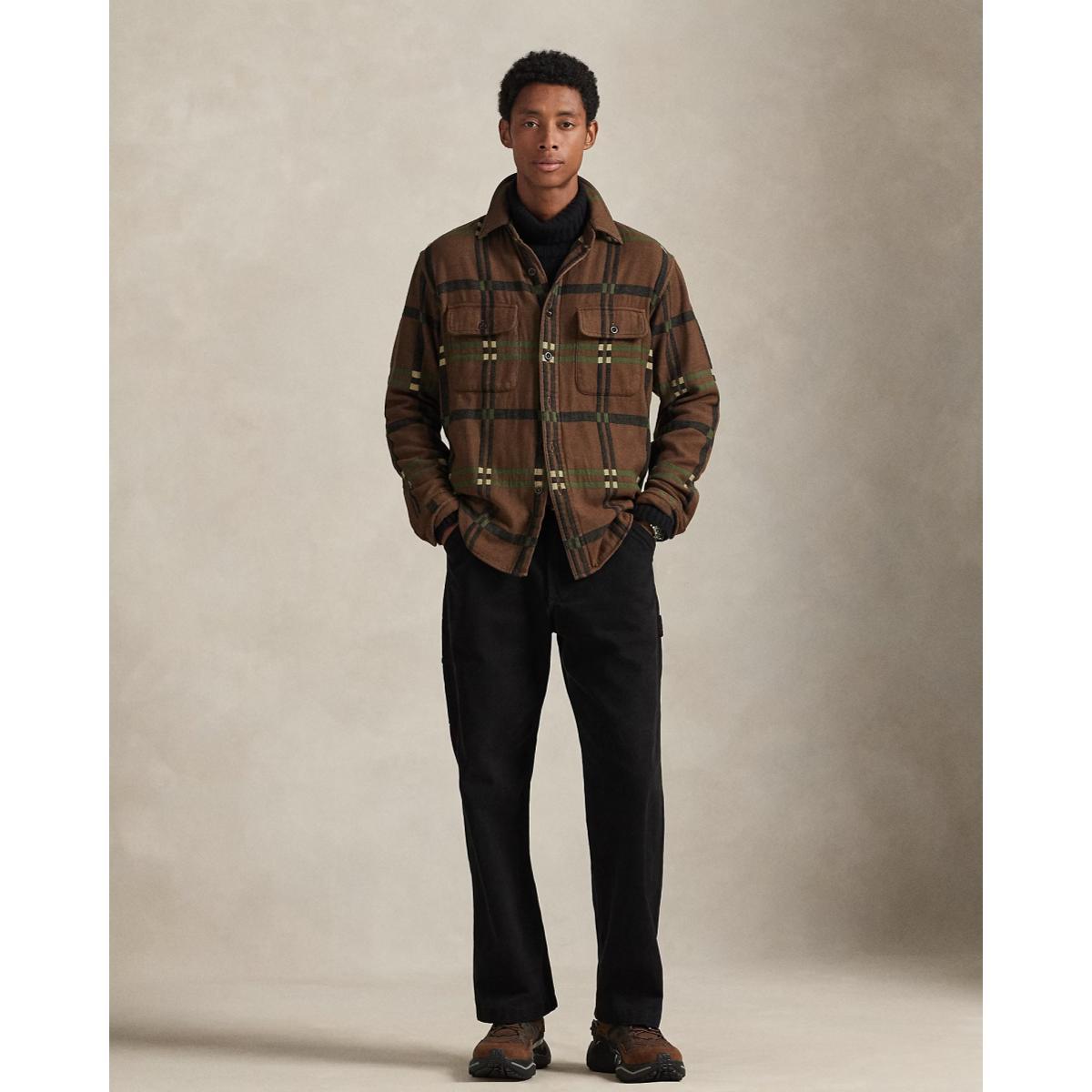 Classic Fit Flannel Utility Shirt Product Image