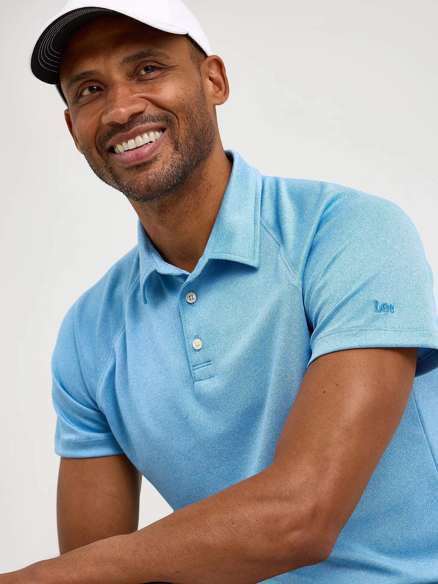 Men's Golf Series Solid Polo Shirt | Men's Tops & Tees | Lee® Product Image
