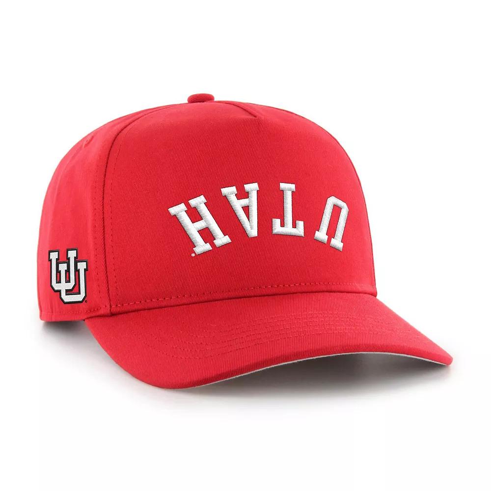 Men's '47 Red Utah Utes Flip Script Hitch Adjustable Hat, Ute Red Product Image