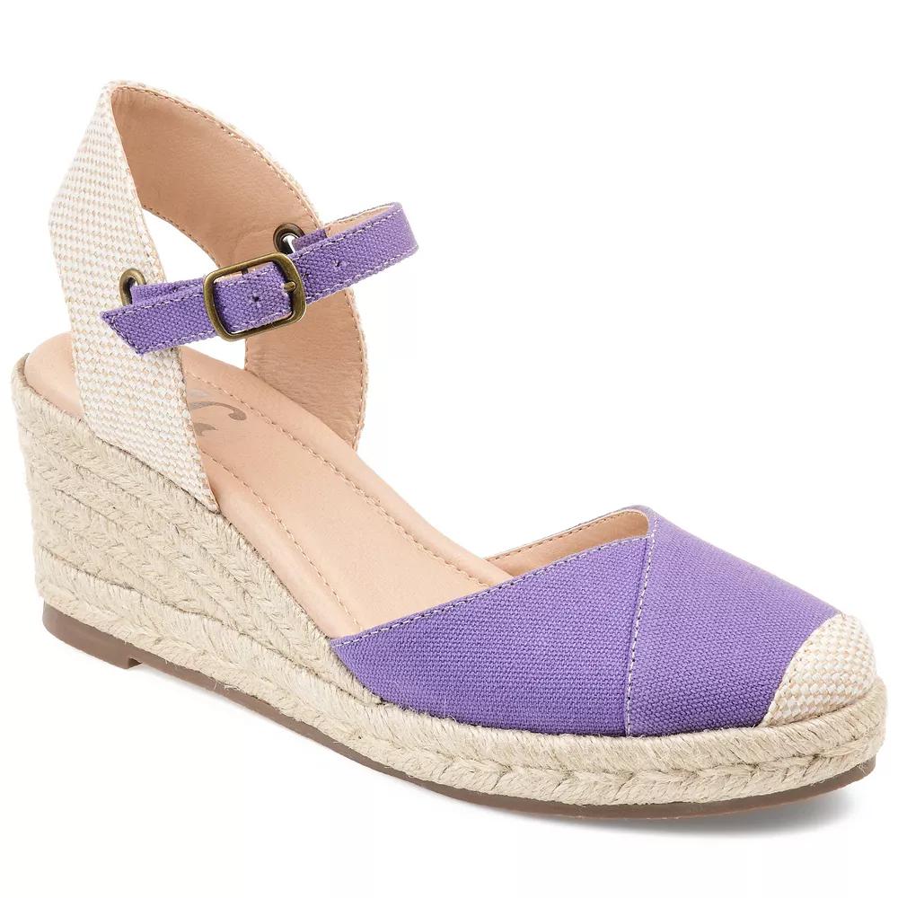 Journee Ashlyn Women's Wedges, Size: 9 Wide, Purple Product Image