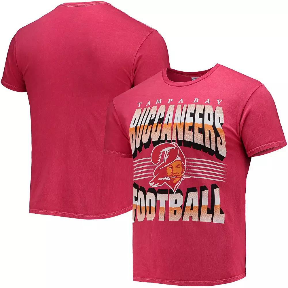 Men's '47 Red Tampa Bay Buccaneers Rocker Vintage Tubular T-Shirt,  Product Image