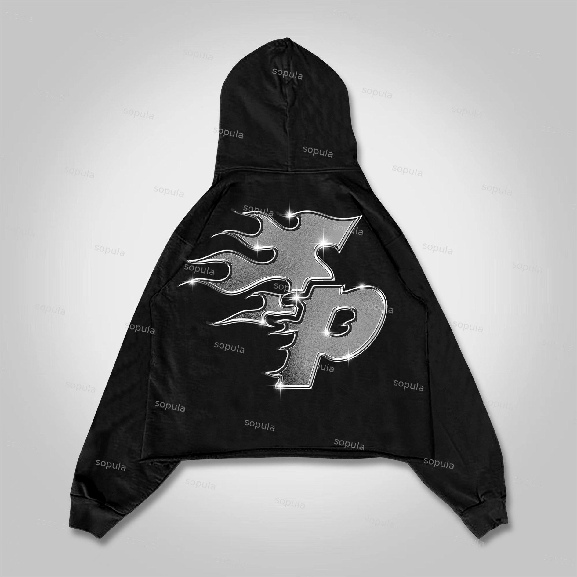 Sopula Money Boxing Gloves Printed Graphics Pocketless Hoodie Product Image