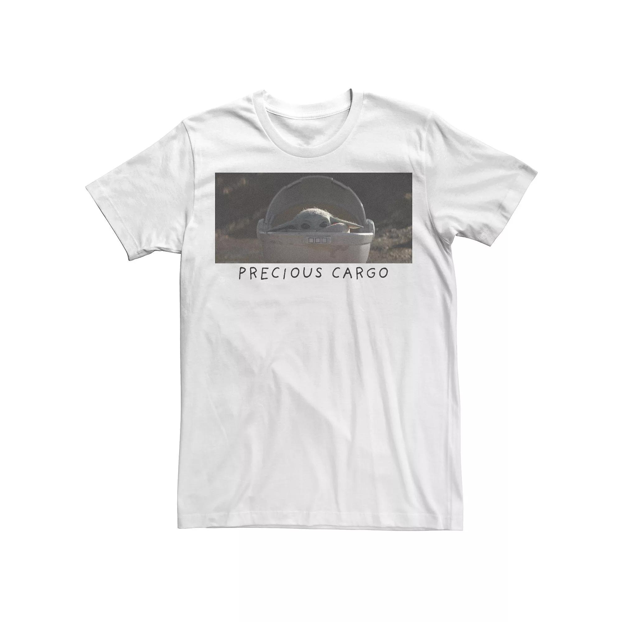Men's Star Wars The Mandalorian The Child Precious Cargo Portrait Tee,  Product Image