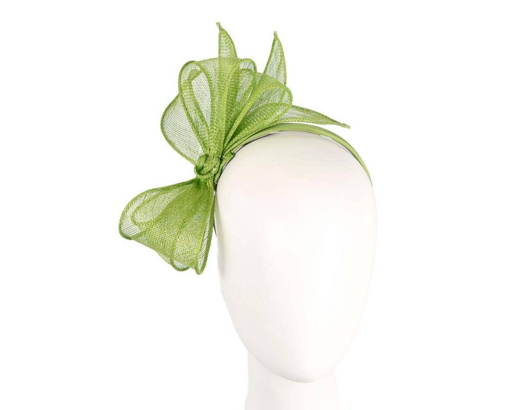 Sinamay bow fascinator - Navy Product Image