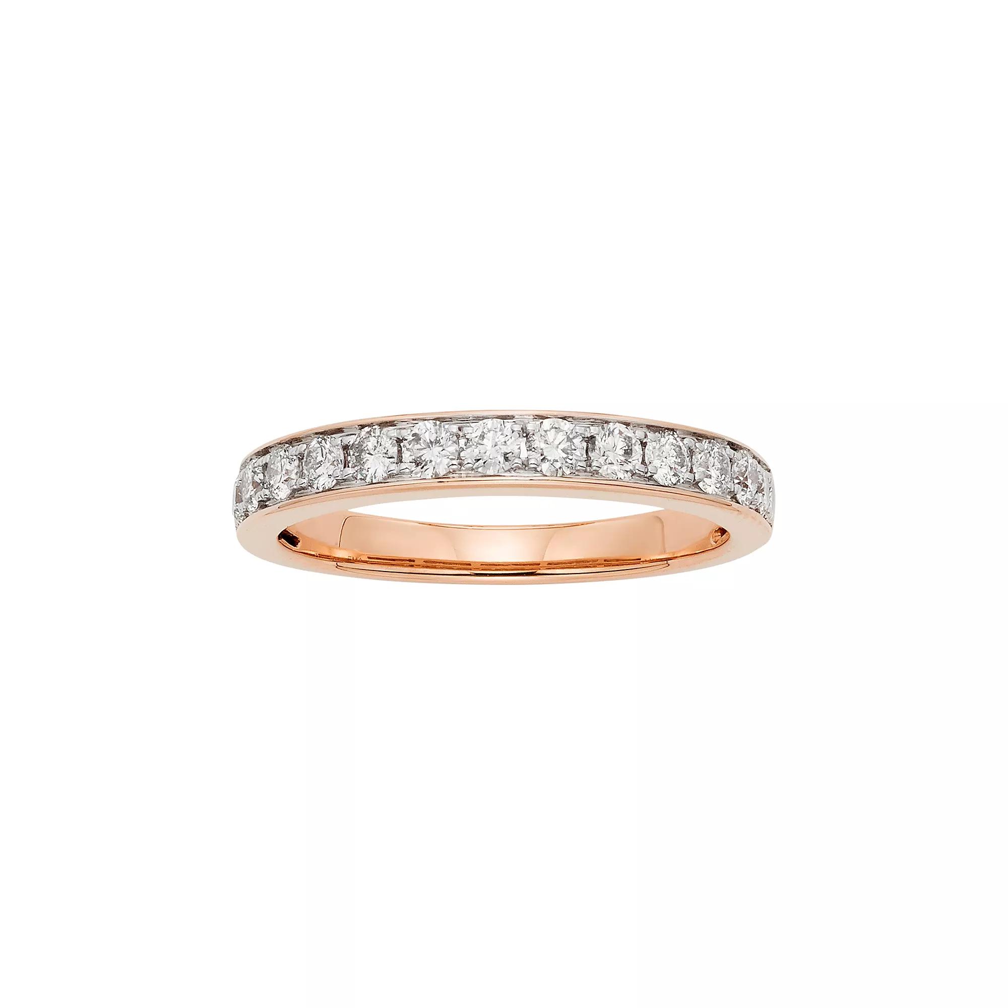 The Regal Collection 1/2 Carat T.W. IGL Certified Diamond 14k Gold Wedding Ring, Women's, Size: 9, White Product Image