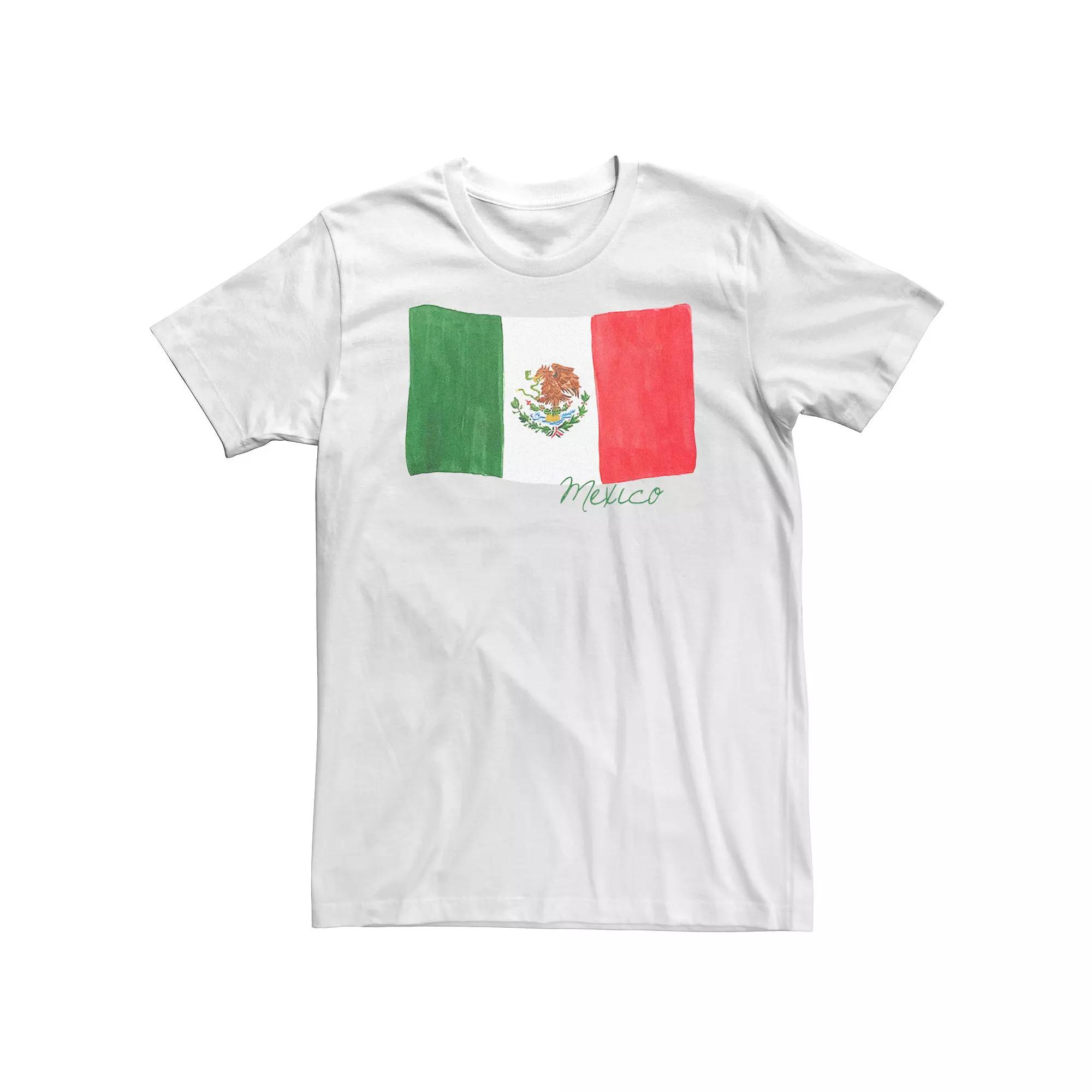 Big & Tall HHM Mexico Flag Watercolor Tee, Men's,  Product Image