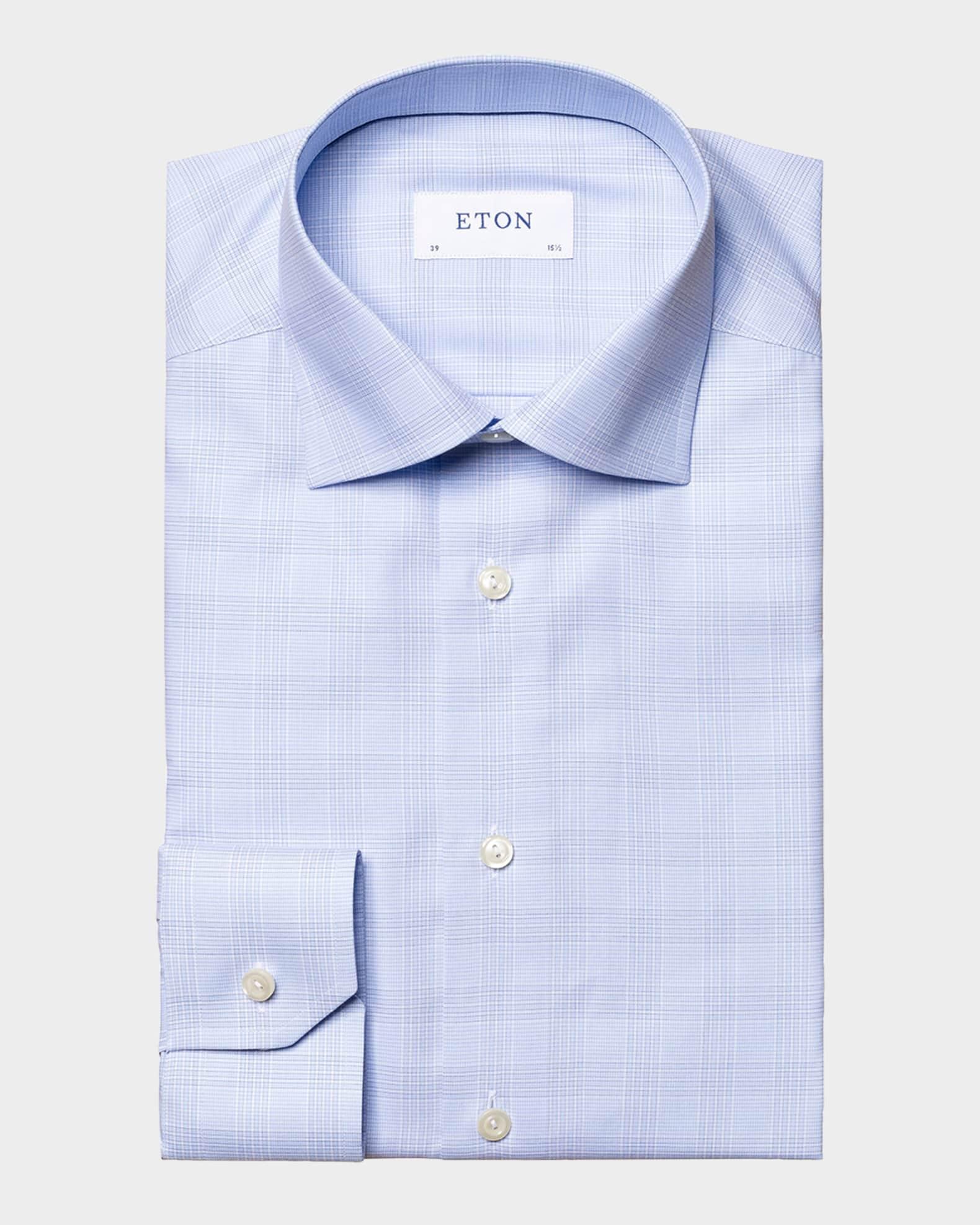 Mens Prince Of Wales Check Classic-Fit Shirt Product Image