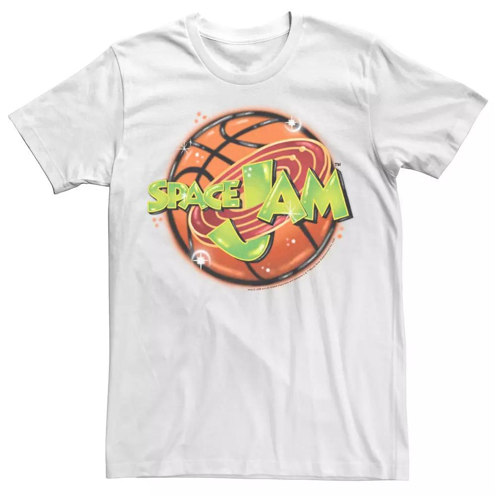 Men's Space Jam Airbrushed Logo Tee,  Product Image