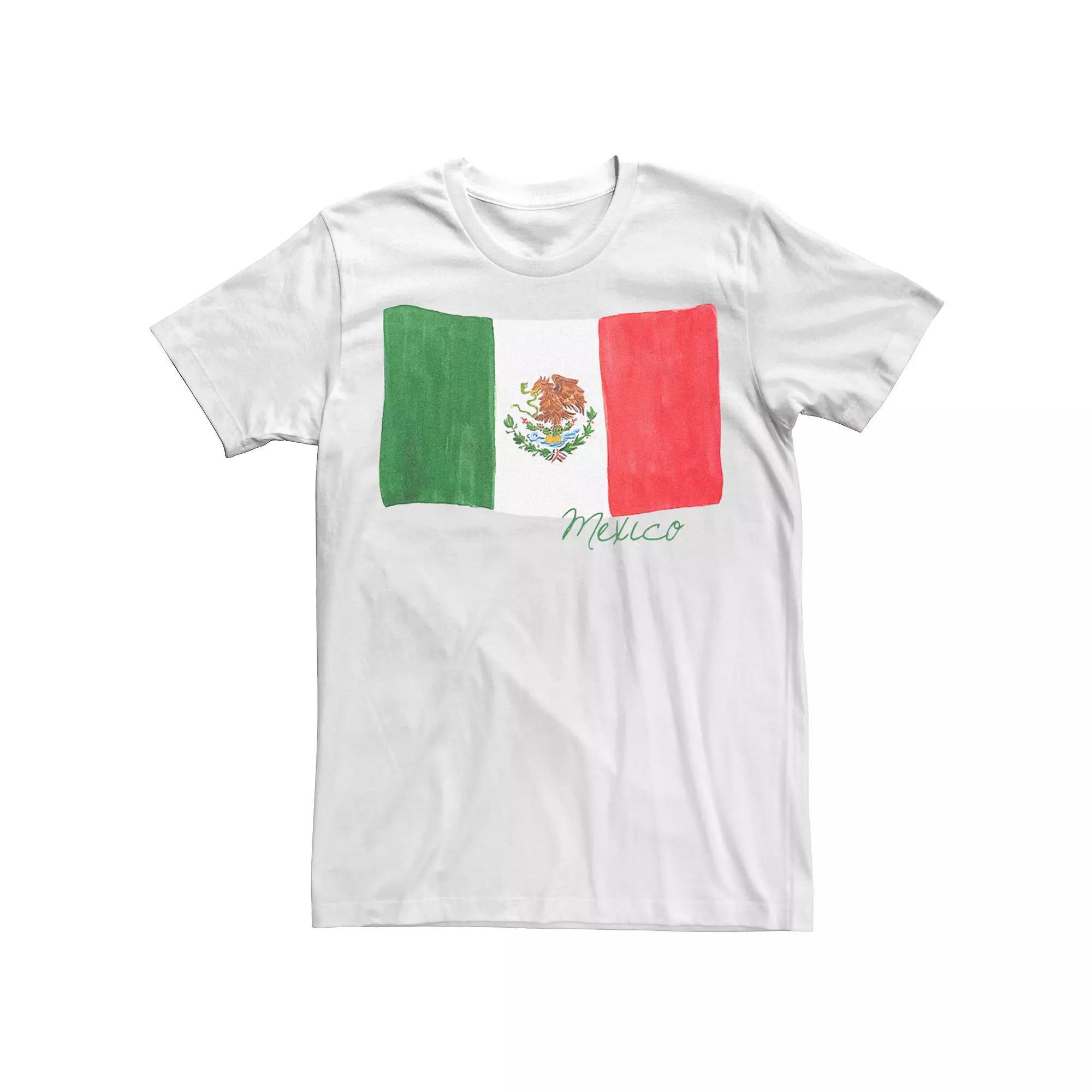 Men's HHM Mexico Flag Watercolor Tee,  Product Image