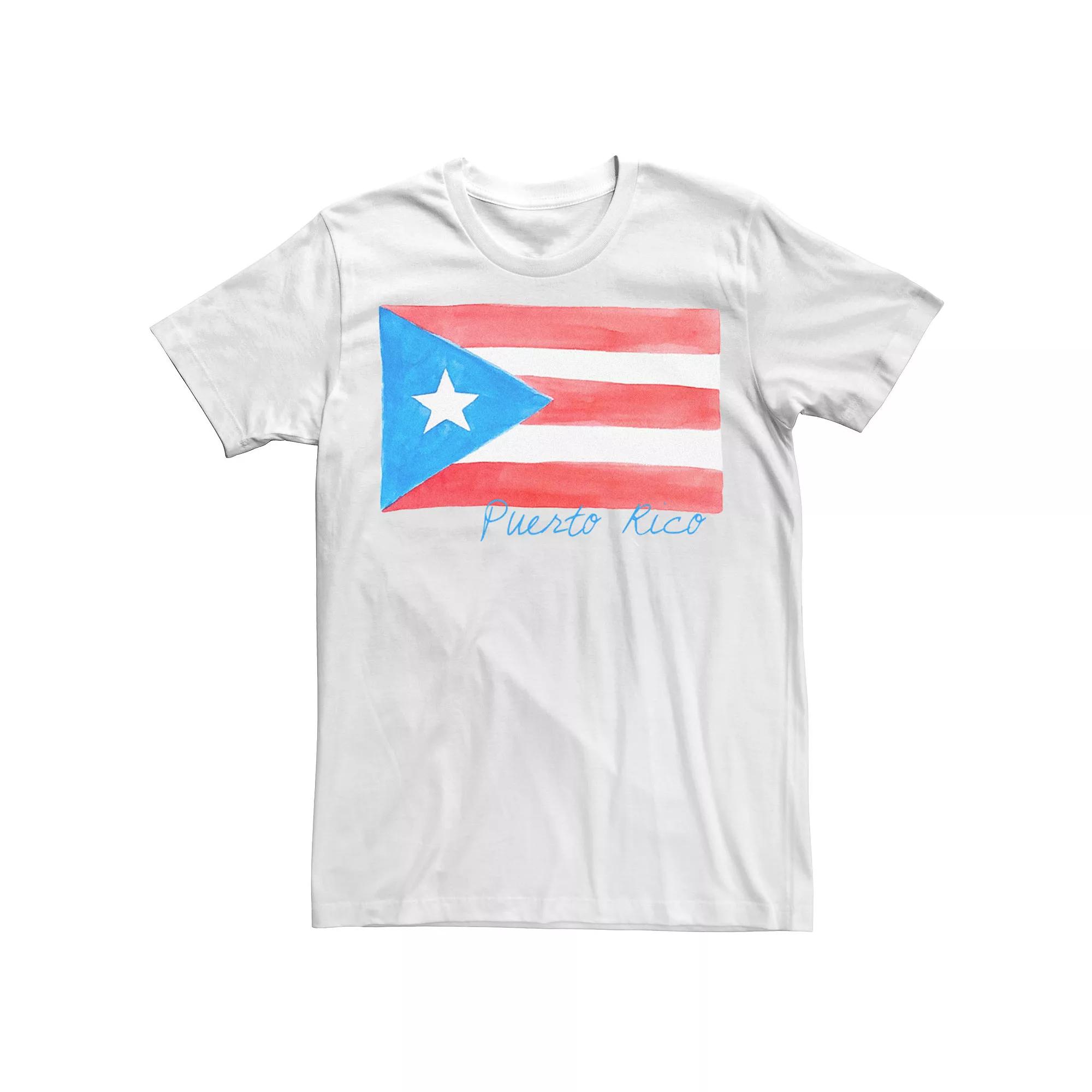Men's HHM Puerto Rico Flag Watercolor Tee,  Product Image