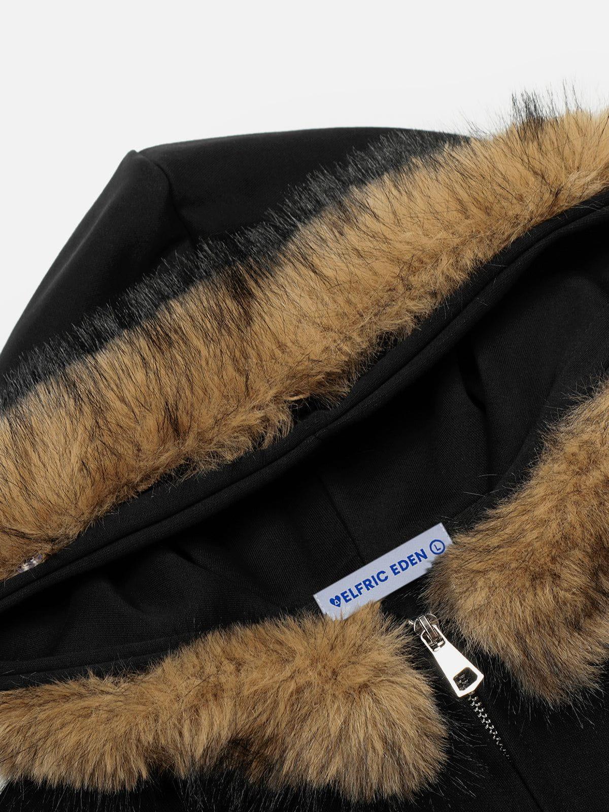 Aelfric Eden Rhinestone Star Zip Up Hoodie Product Image