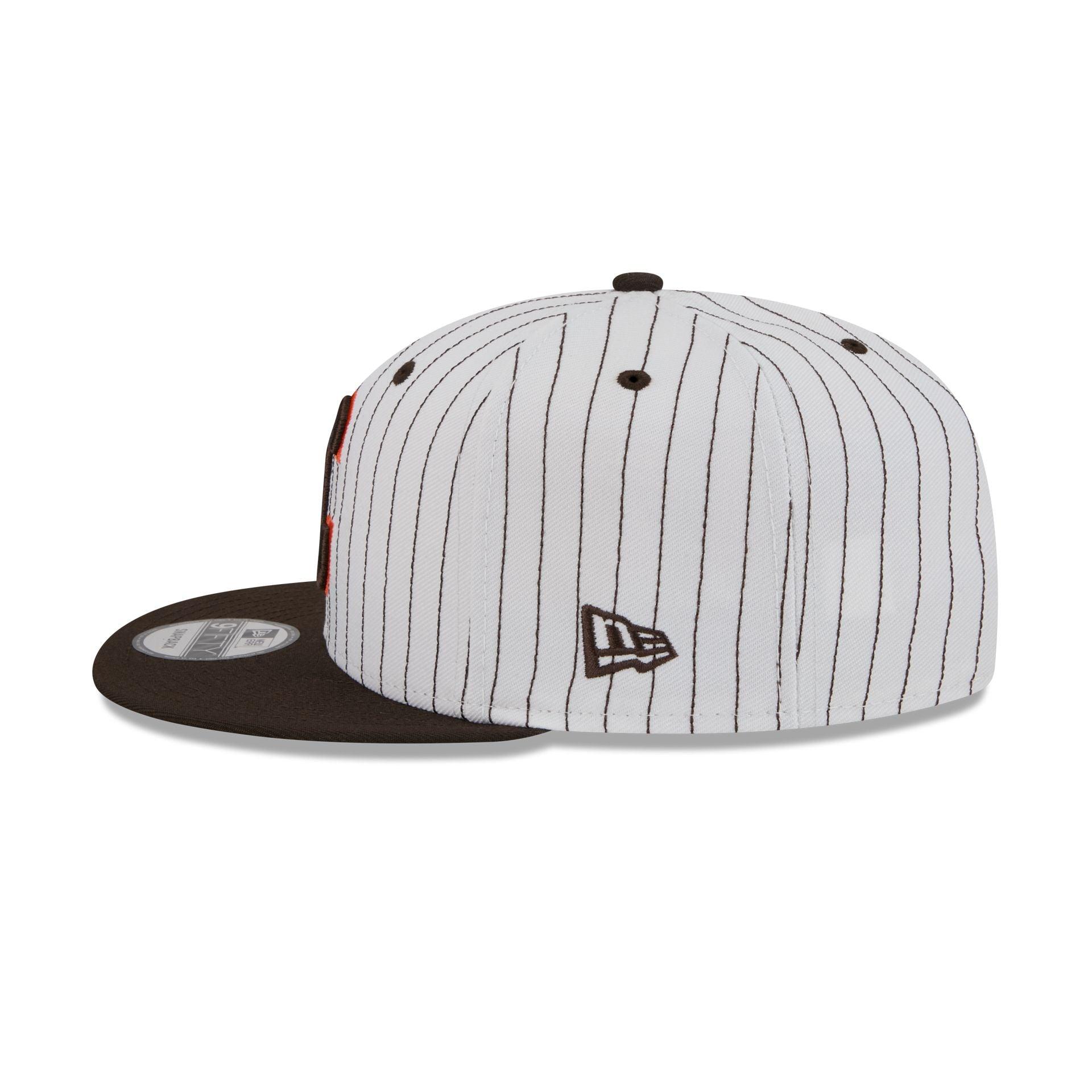 Cleveland Browns Deceptor Pinstripe 9FIFTY Snapback Hat Male Product Image