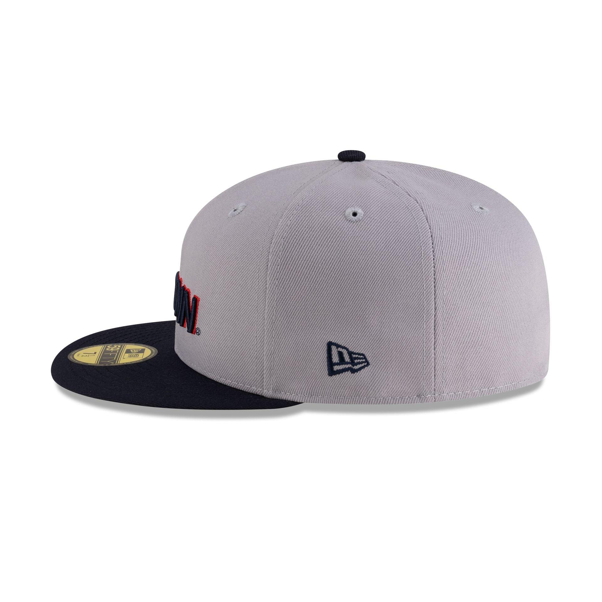 Connecticut Huskies Gray Navy 59FIFTY Fitted Male Product Image