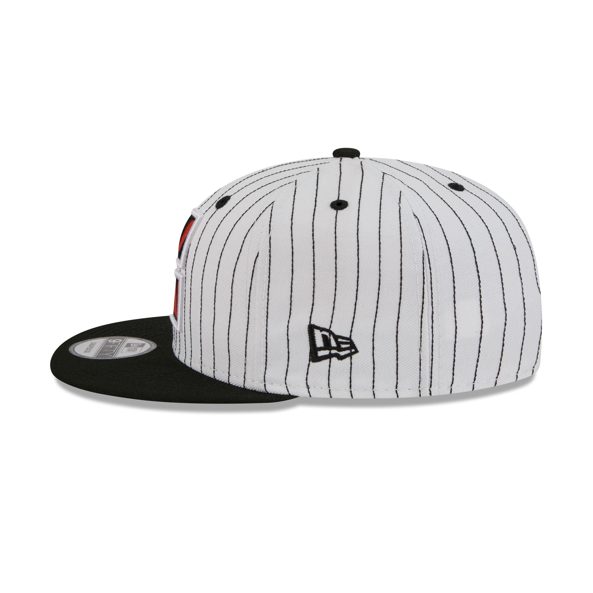 Cincinnati Bengals Deceptor Pinstripe 9FIFTY Snapback Hat Male Product Image