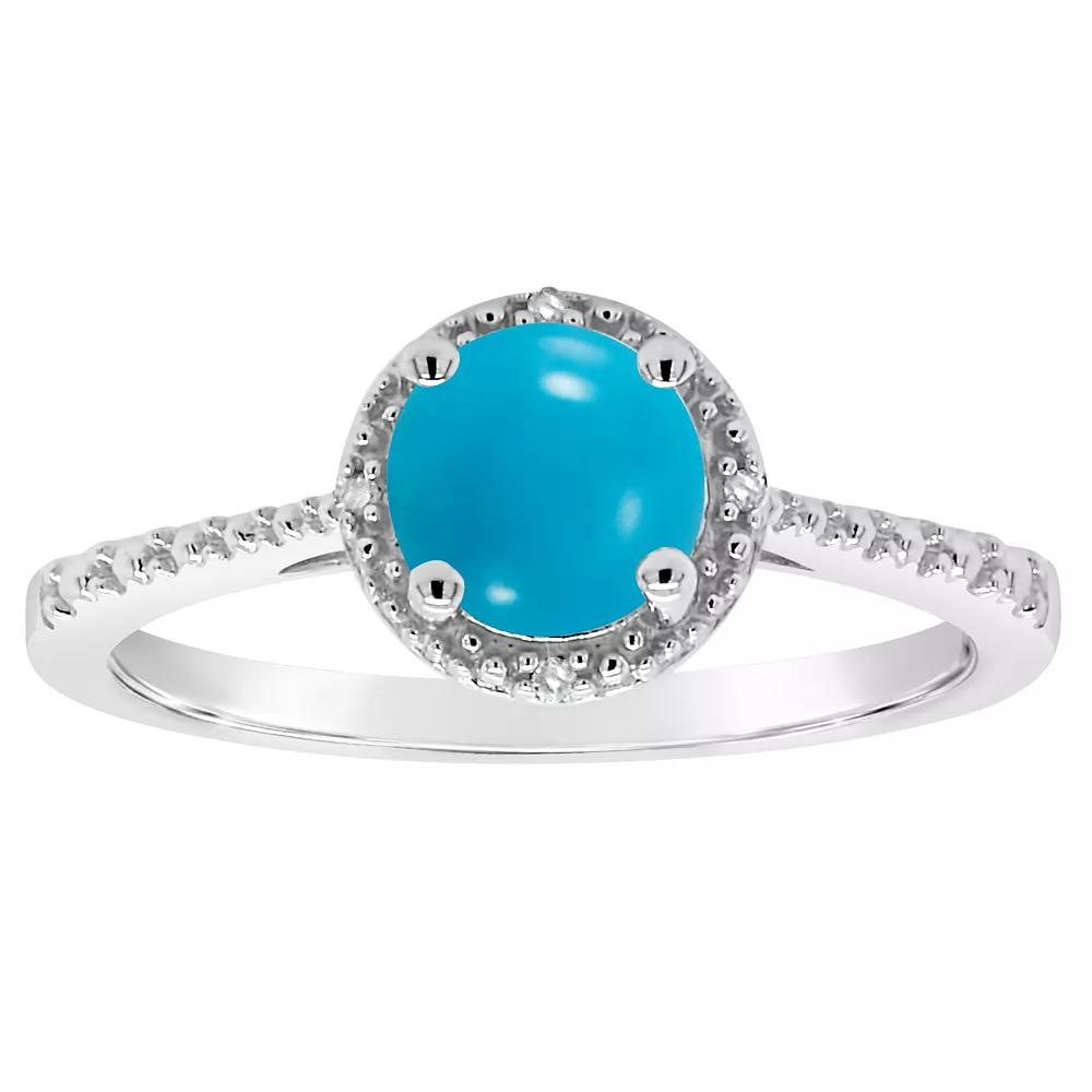 Celebration Gems Sterling Silver Freshwater Cultured Pearl and Diamond Accent Frame Ring, Women's,  Product Image