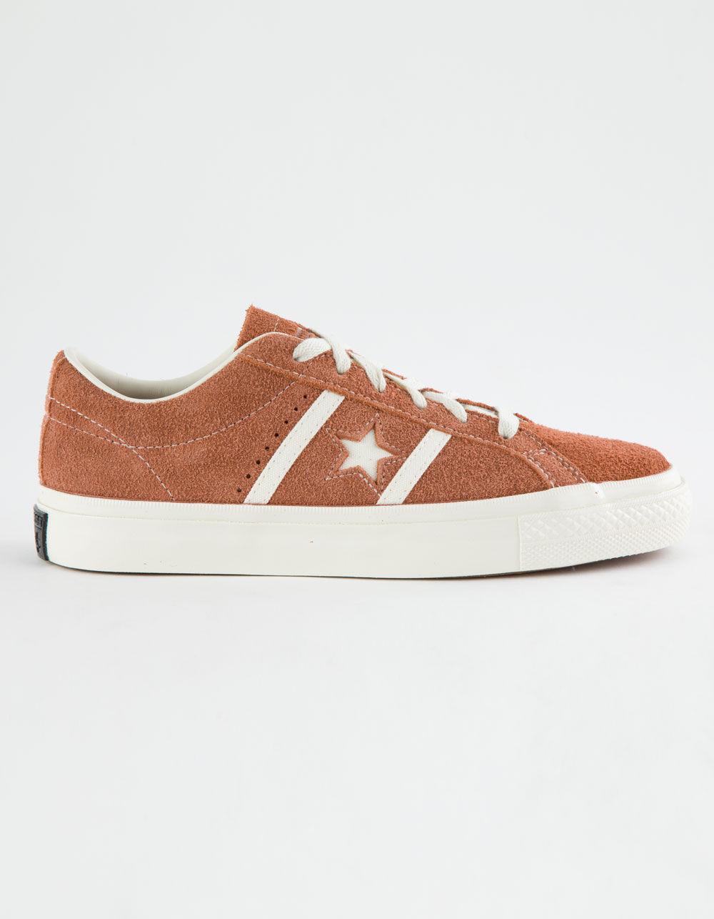 CONVERSE One Star Academy Pro Suede Shoes - BURNT ORANGE Product Image