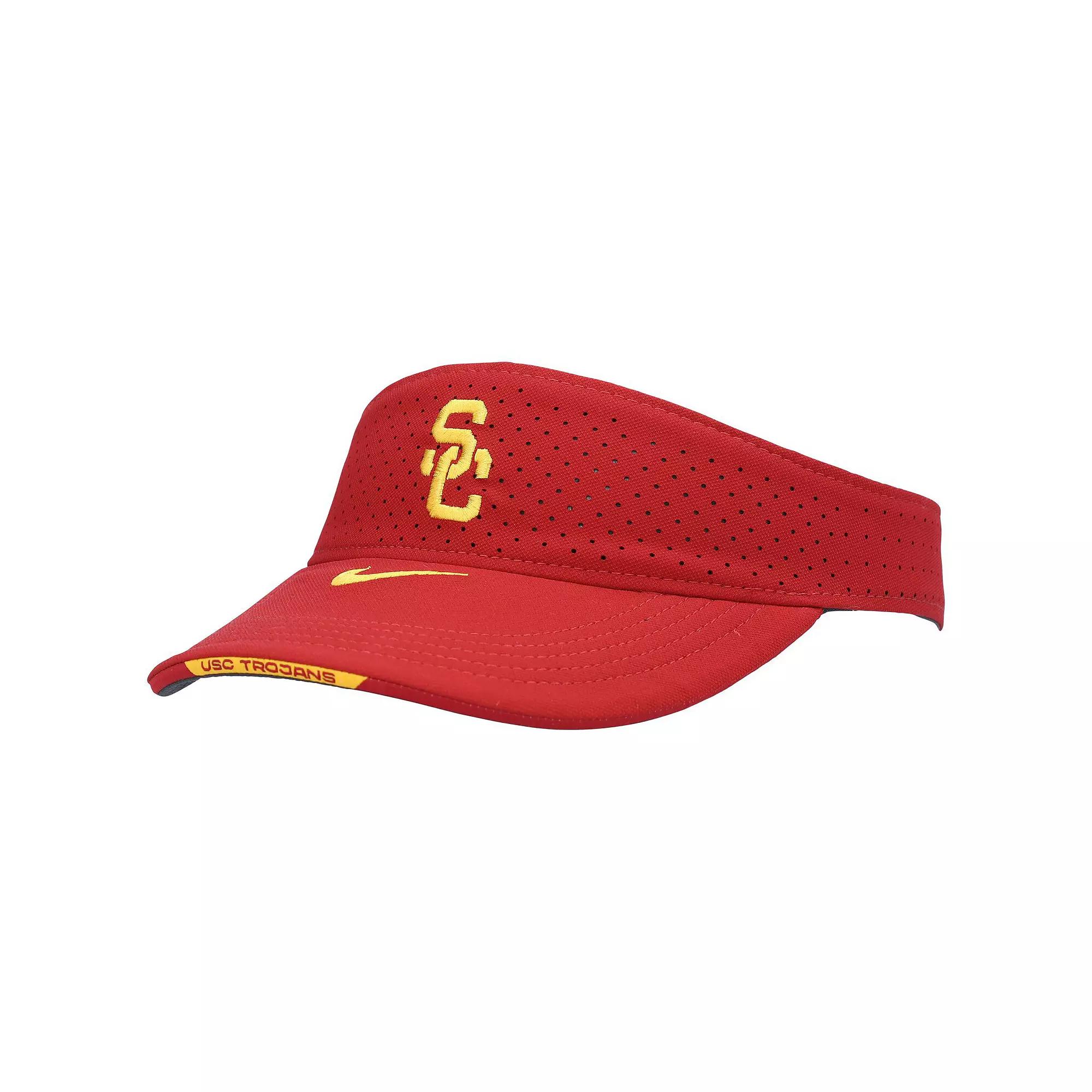 Men's Nike Cardinal USC Trojans 2021 Sideline Performance Visor, Red Product Image