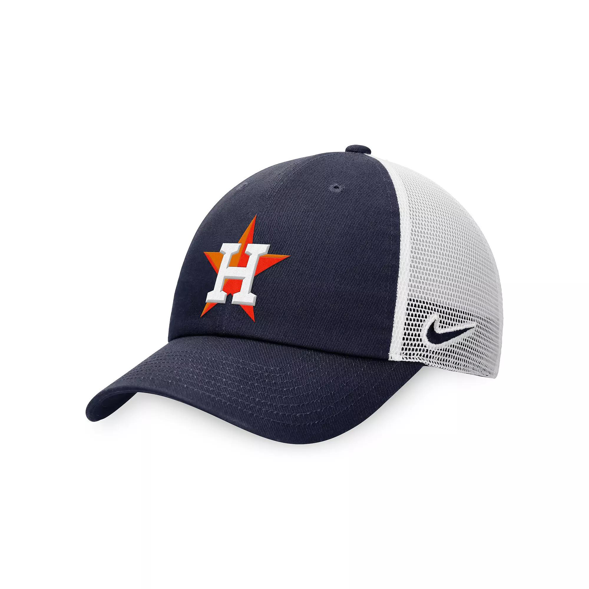 Men's Nike Navy Houston Astros Evergreen Club Trucker Adjustable Hat,  Product Image