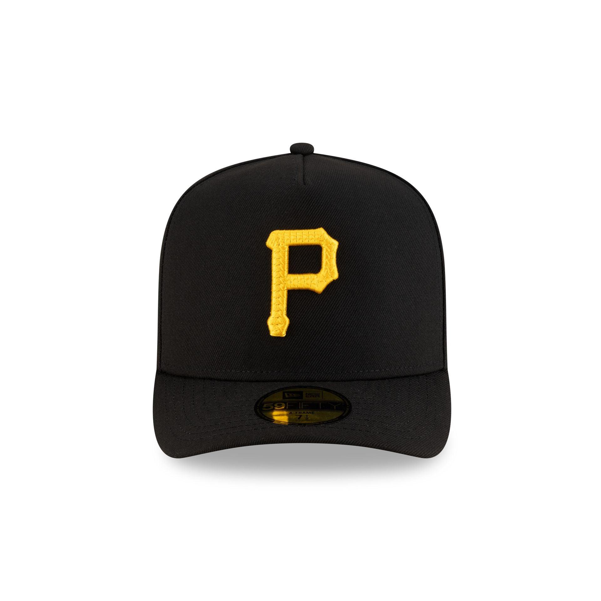 Pittsburgh Pirates Script Safety Pin 59FIFTY A-Frame Fitted Hat Male Product Image