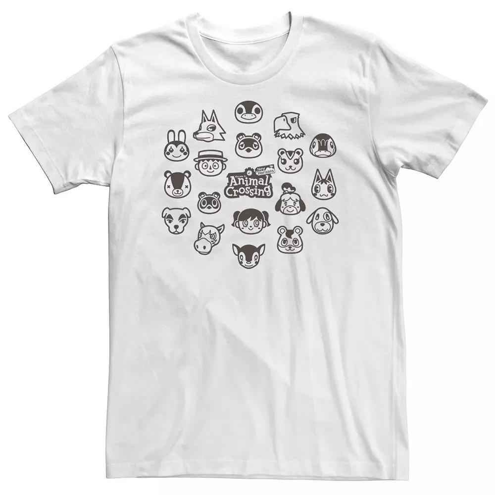 Big & Tall Animal Crossing New Horizons Group Shot Villagers Tee, Men's,  Product Image