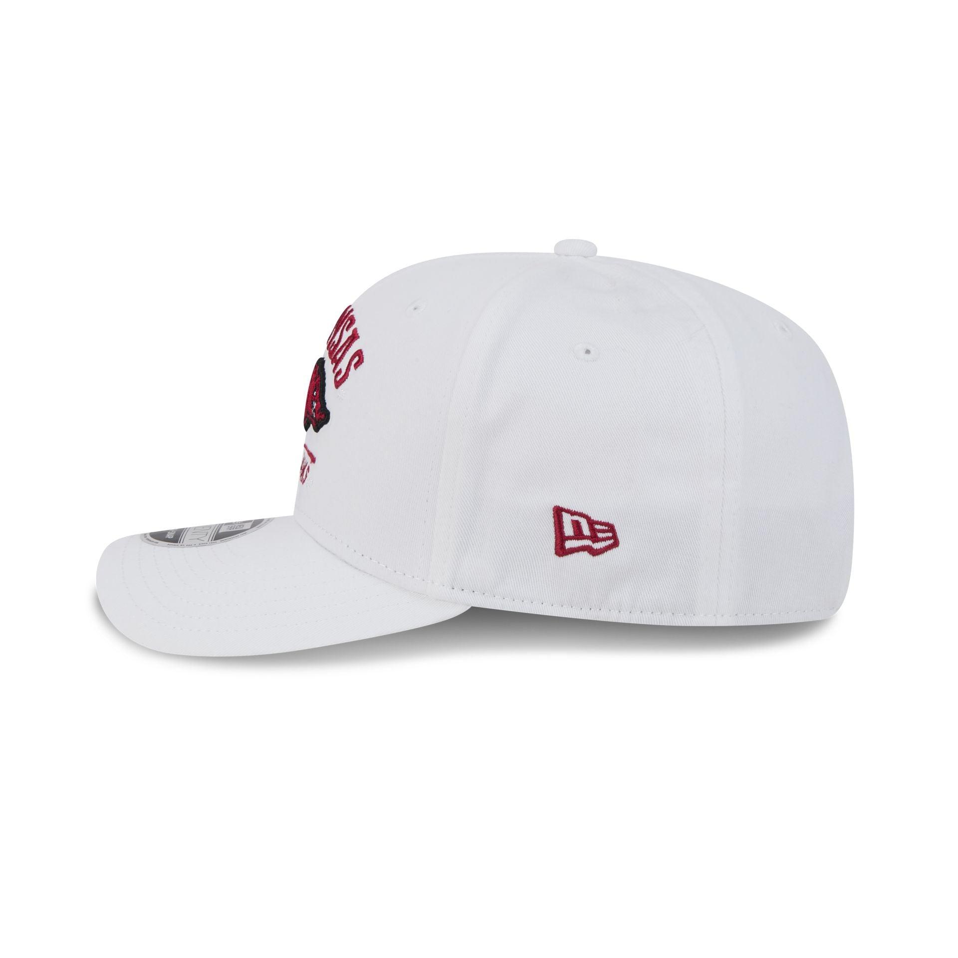 Arkansas Razorbacks Optic White 9SEVENTY Stretch-Snap Hat Male Product Image