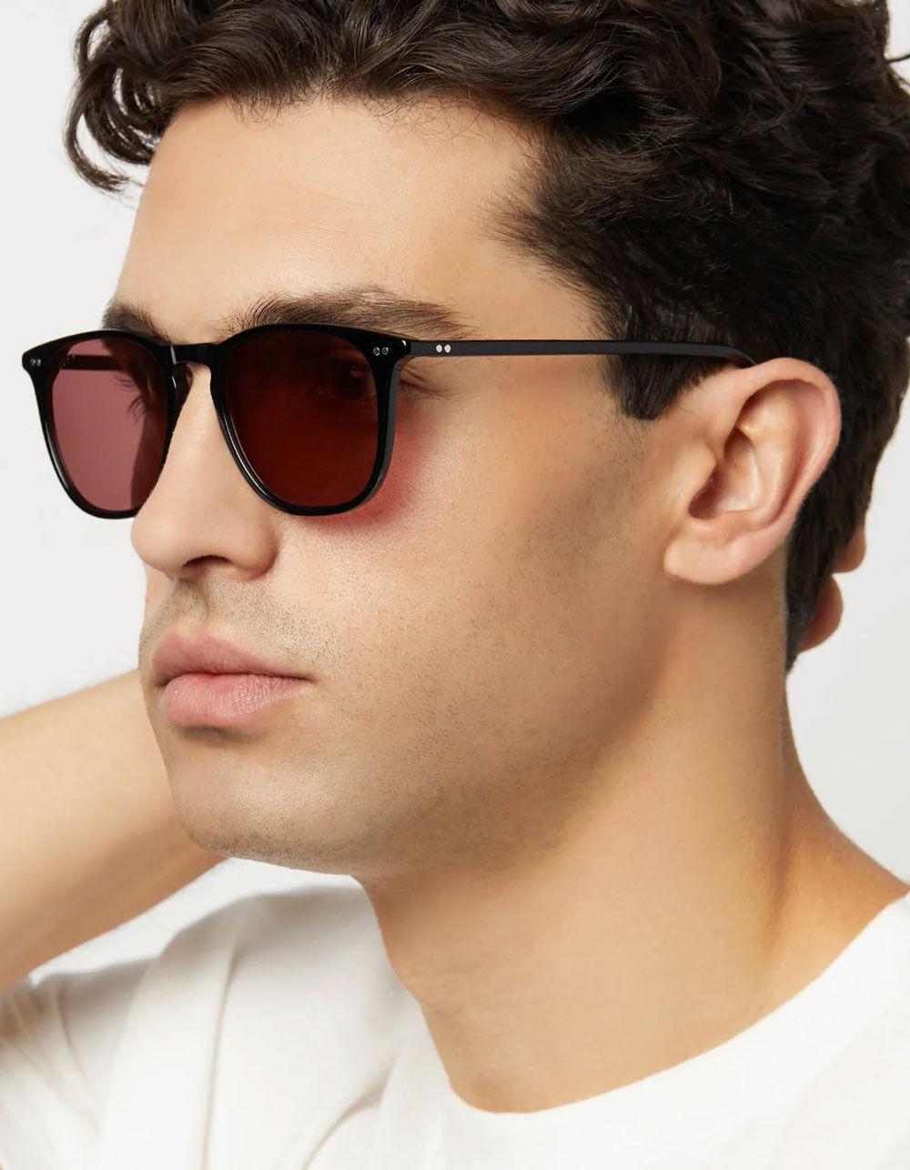 DIFF EYEWEAR Maxwell XL Polarized Sunglasses - BLACK COMBO Product Image
