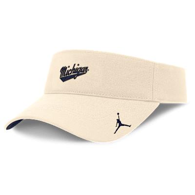 Mens Michigan Wolverines Primetime Ace Jordan Brand Dri-FIT College Adjustable Visor | JC050C38MWN-J5D Product Image