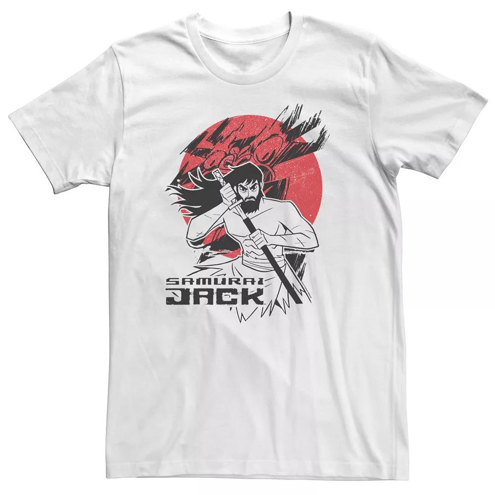 Big & Tall Cartoon Network Samurai Jack The Warrior & The Sun Sketch Tee, Men's,  Product Image