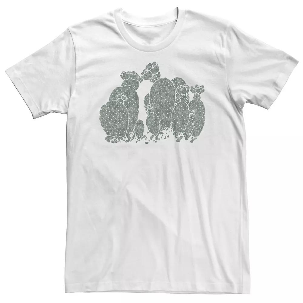 Big & Tall Trendy Cactus Patch Tee, Men's,  Product Image