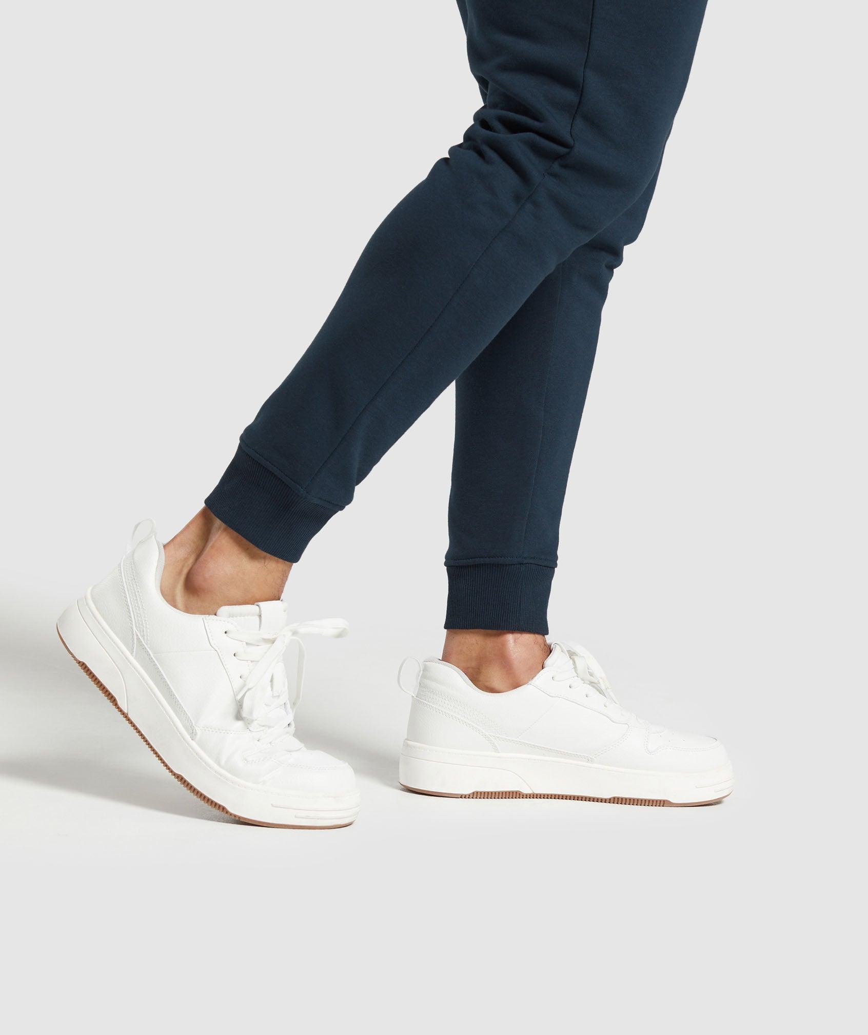 Gymshark Crest Joggers - Navy Male Product Image