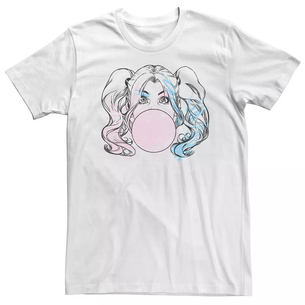 Men's DC Comics Batman Harley Quinn Crayon Outline Tee,  Product Image