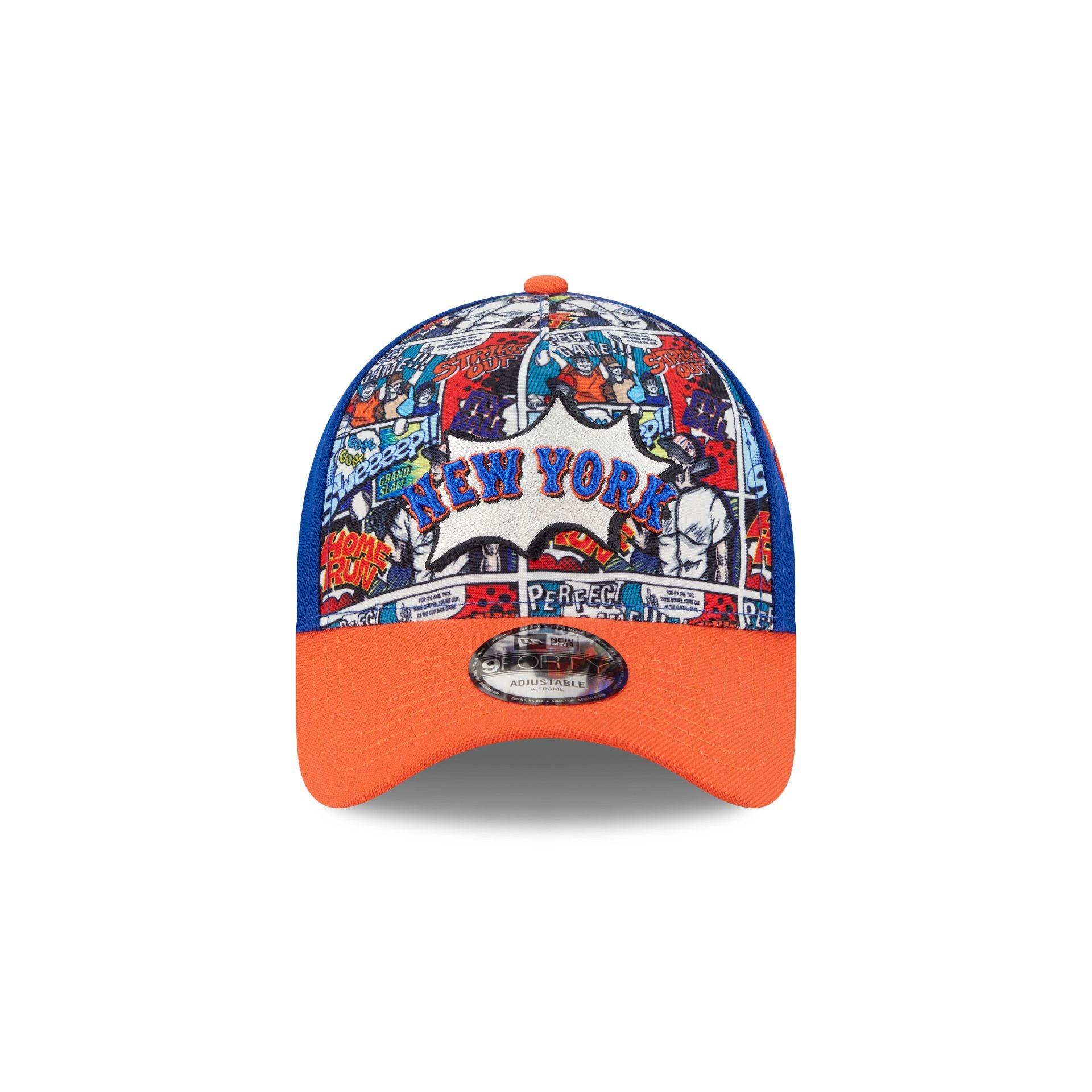 New York Mets Diamond Hero Edition 9FORTY A-Frame Snapback Hat Male Product Image