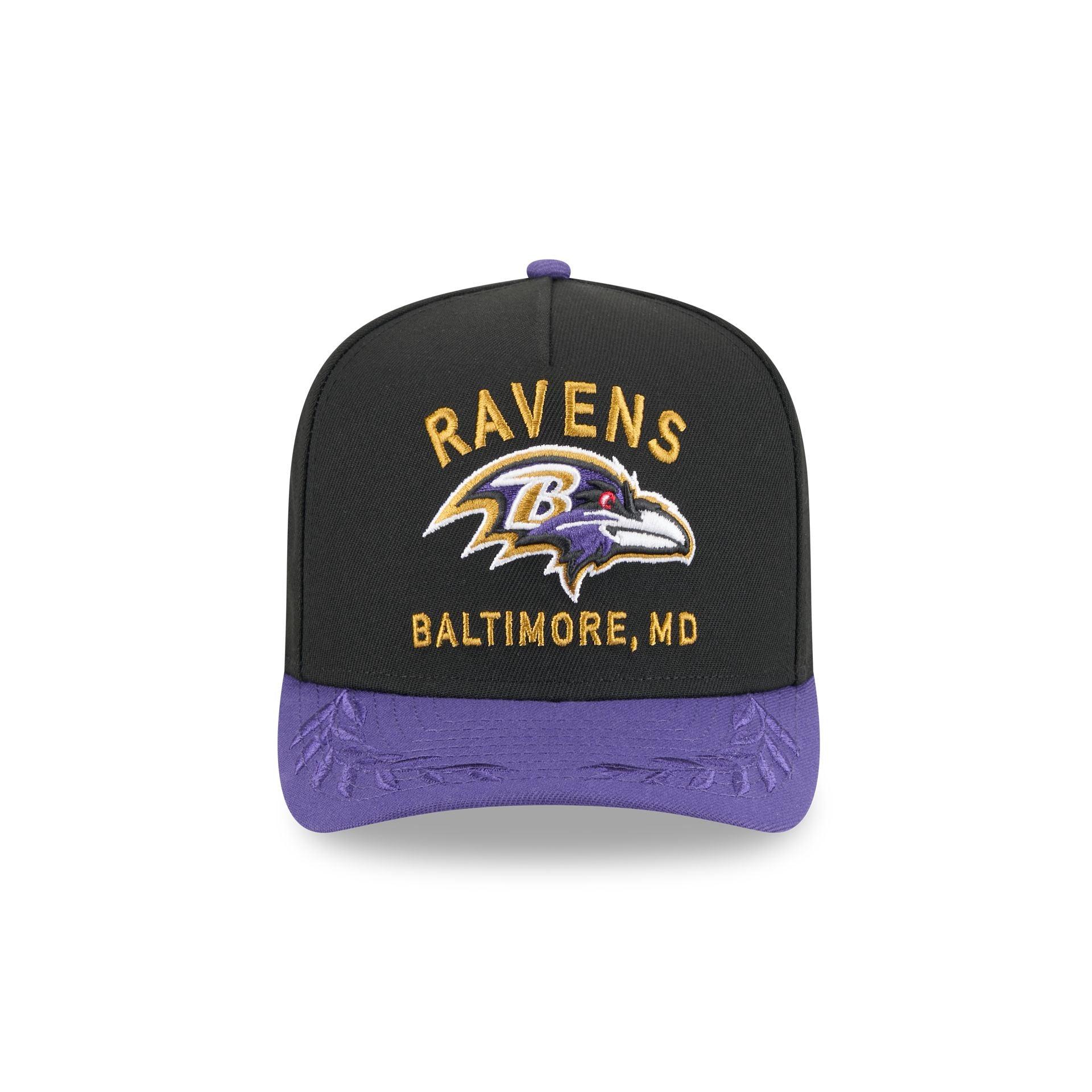 Baltimore Ravens 2025 Draft 9FIFTY A-Frame Snapback Hat Male Product Image