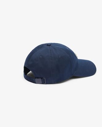 Crocodile Badge Cotton Twill Cap Product Image