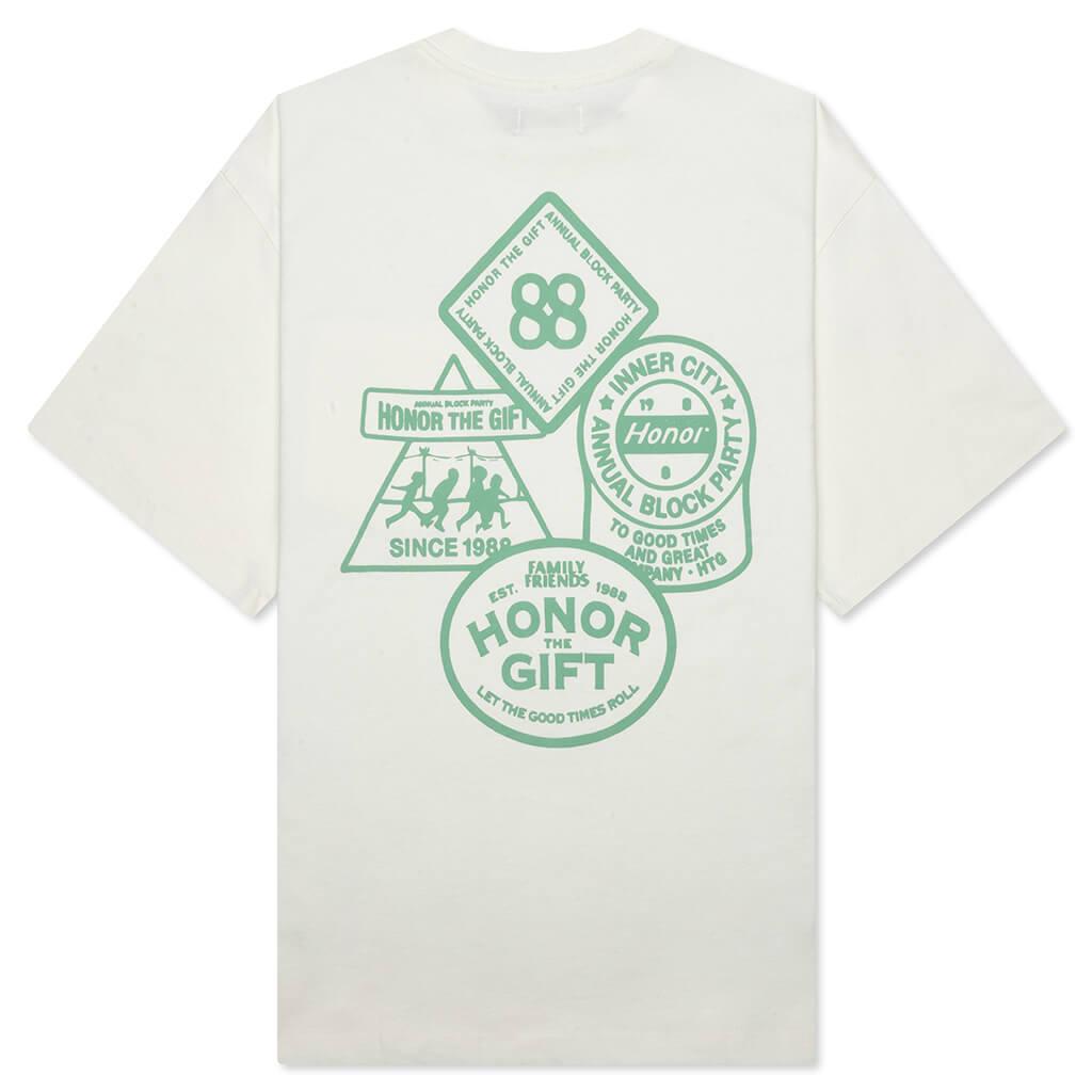 88 Block T-Shirt - Bone Male Product Image