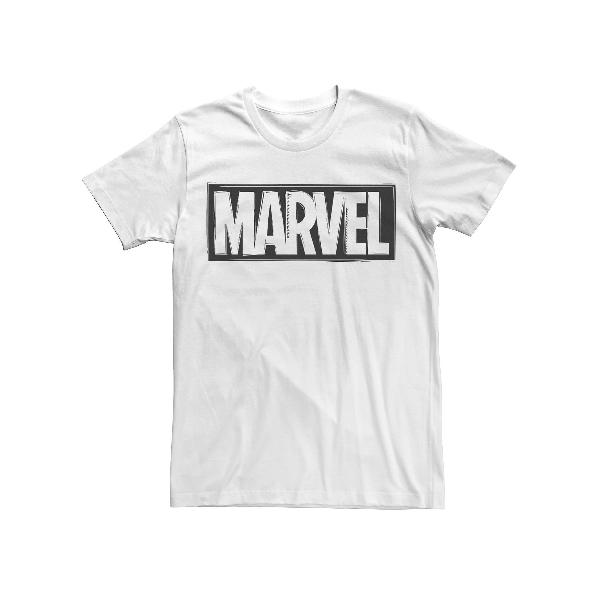 Men's Marvel Woodcut Logo Tee,  Product Image